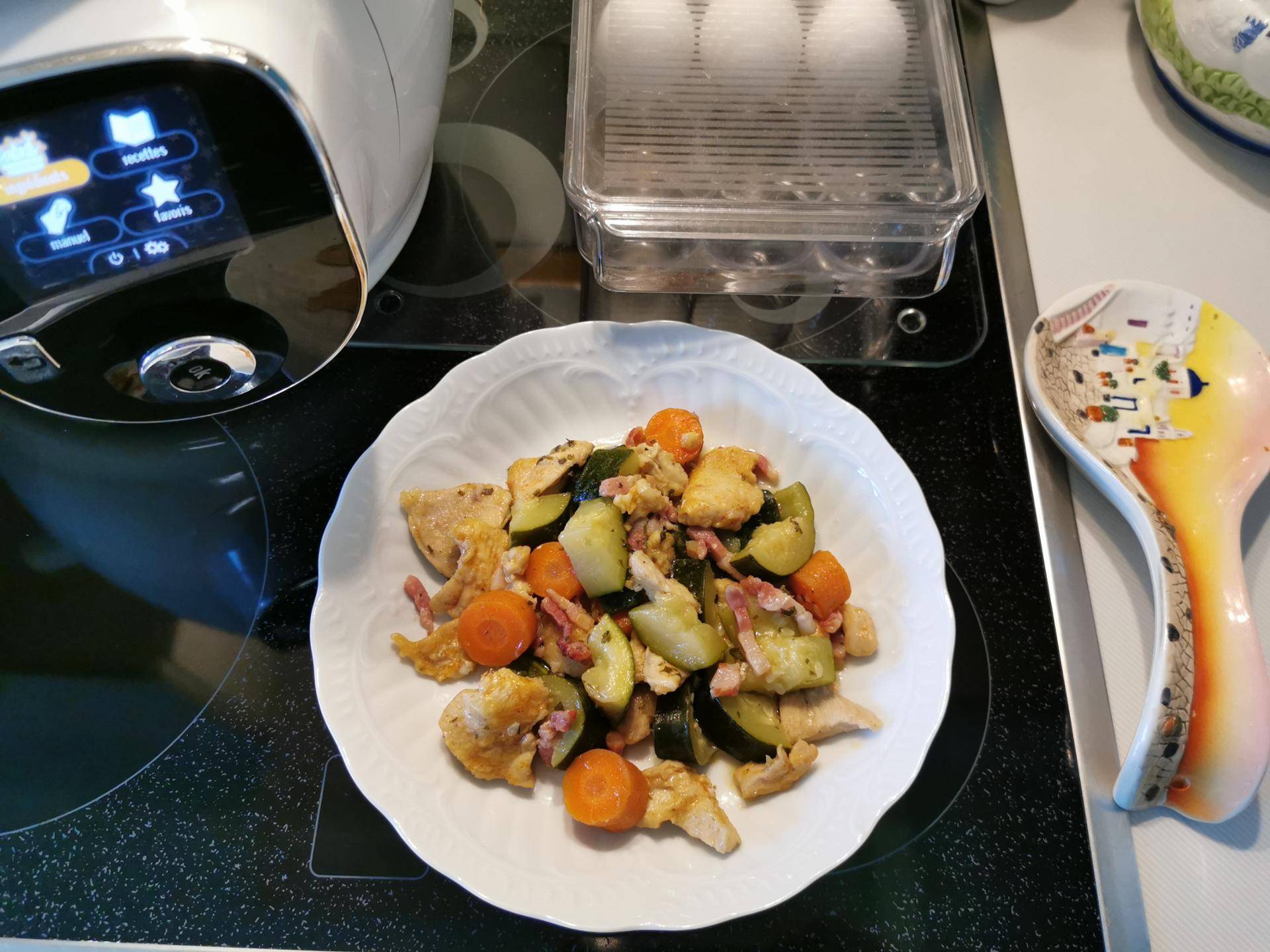 Émincé de poulet au légumes - Recette Cookeo | Moulinex