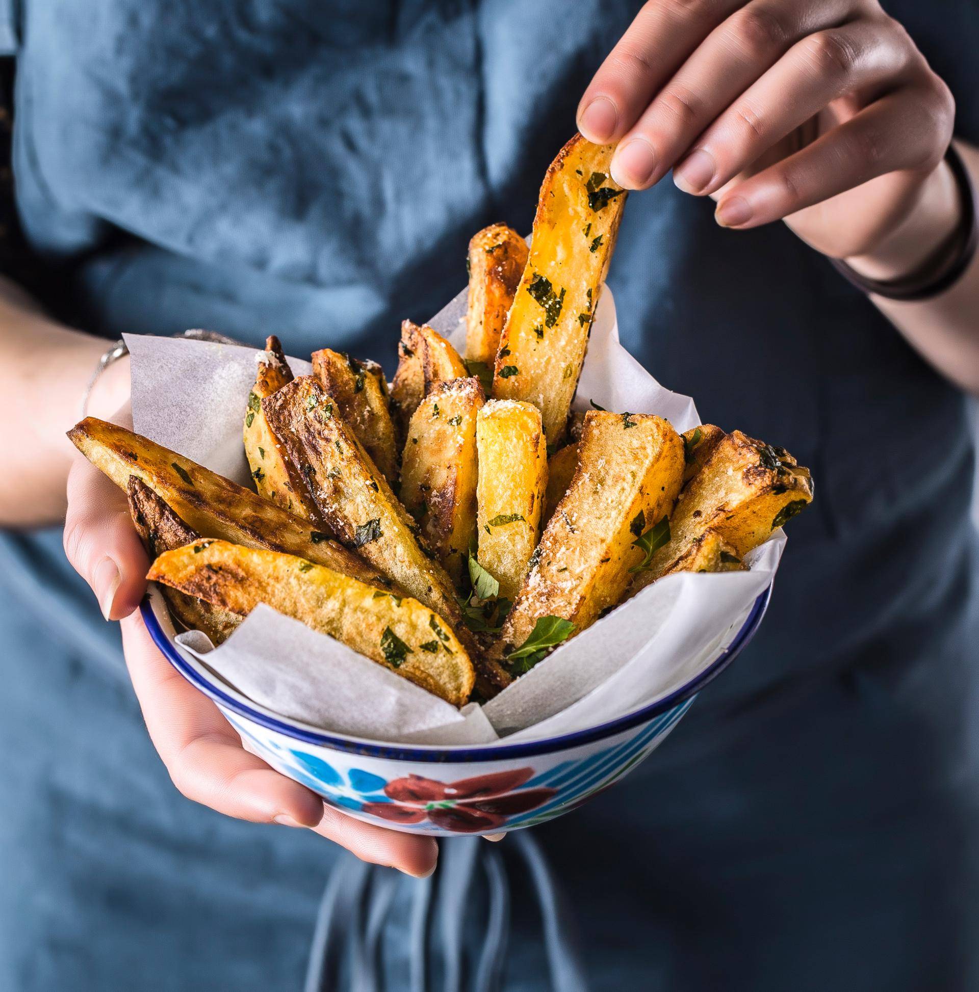 Kruidige aardappelen - Recette EASY FRY & GRILL 2 in 1 XXL | Moulinex