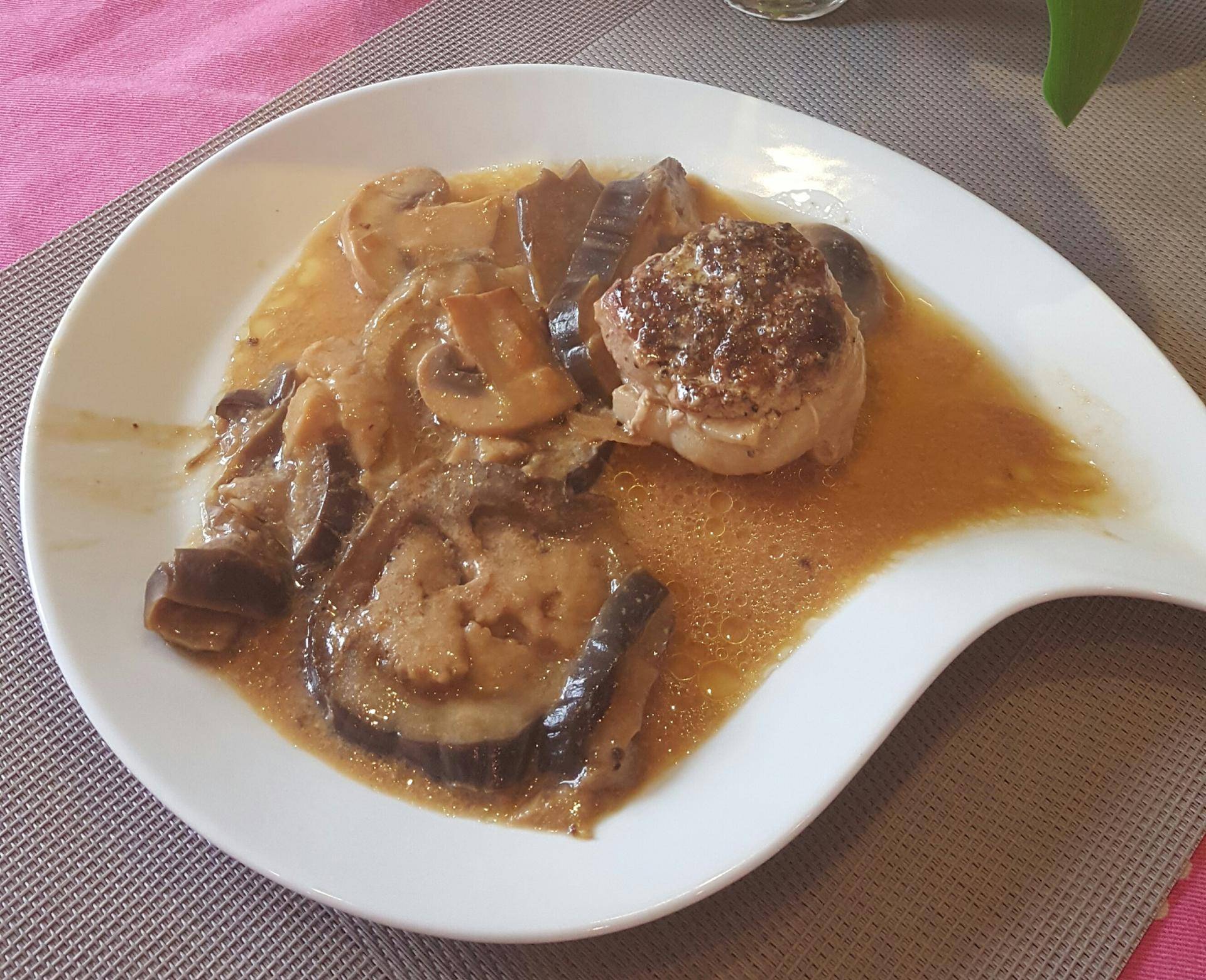 Paupiettes de dinde à l'aubergine et champignons - Recette Cookeo | Moulinex