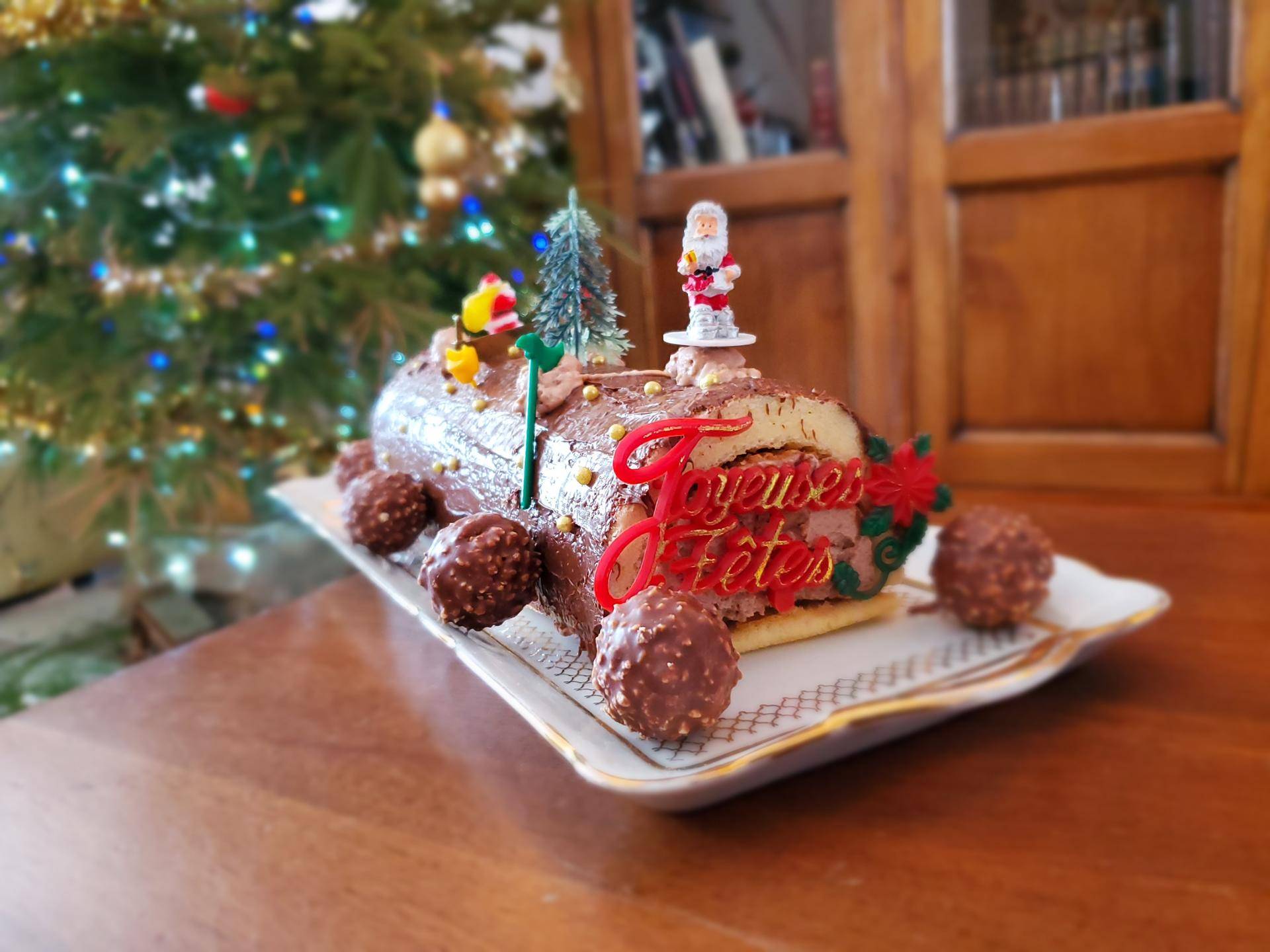 Bûche aux Ferrero Rochers - Recette Companion Connect XL | Moulinex