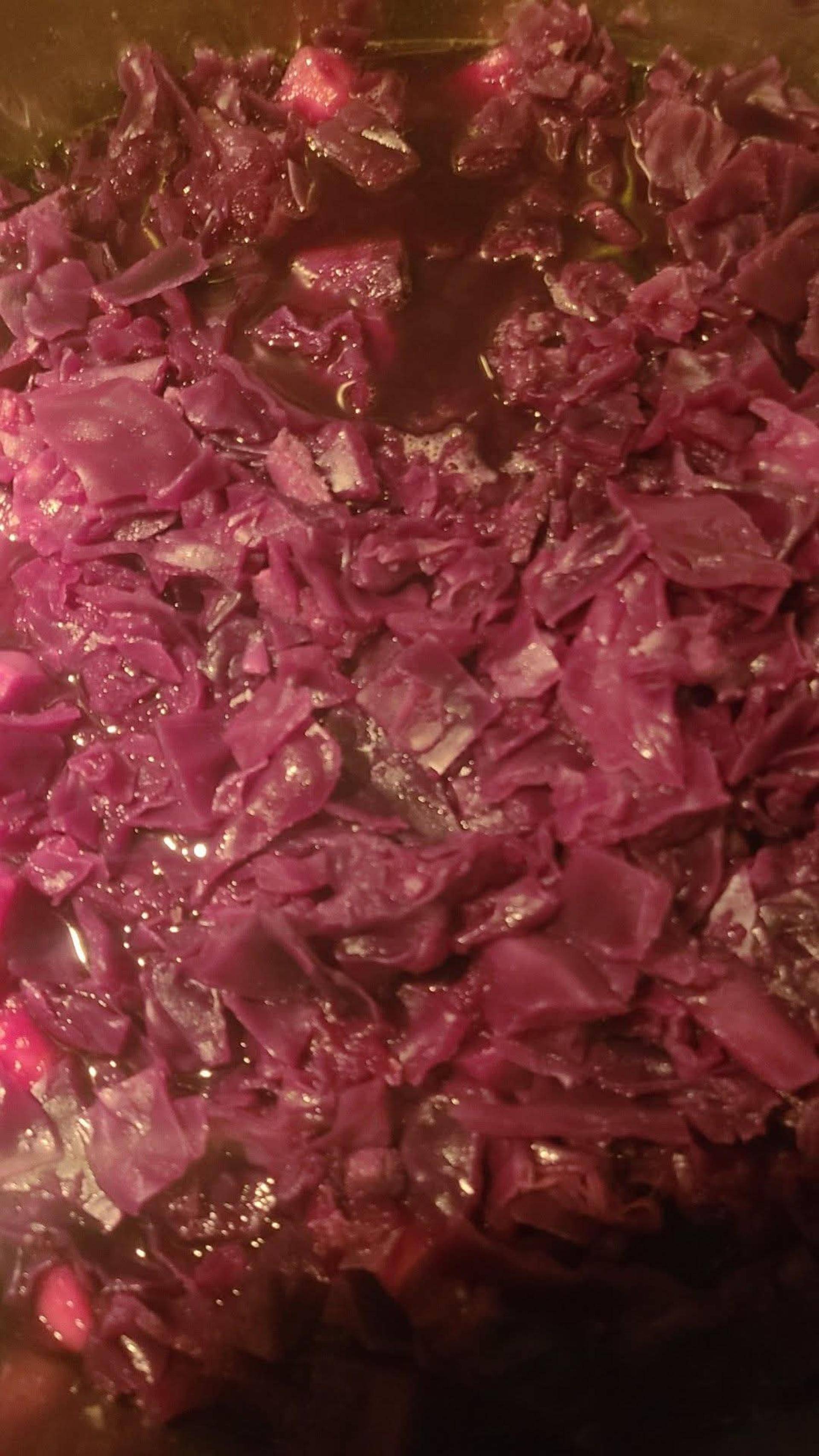 Fricassé de Choux rouge aux pommes - Recette Companion Connect | Moulinex