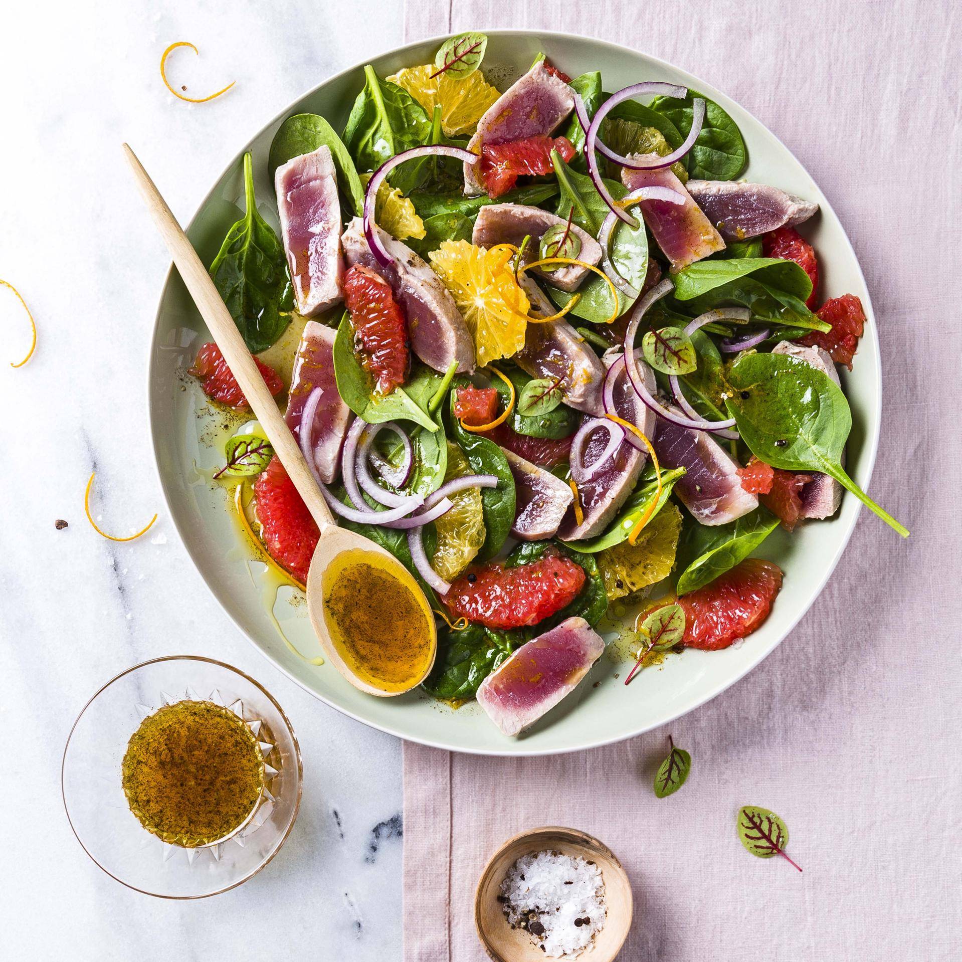 Thon mi-cuit aux agrumes - Recette Cuiseur vapeur | Moulinex