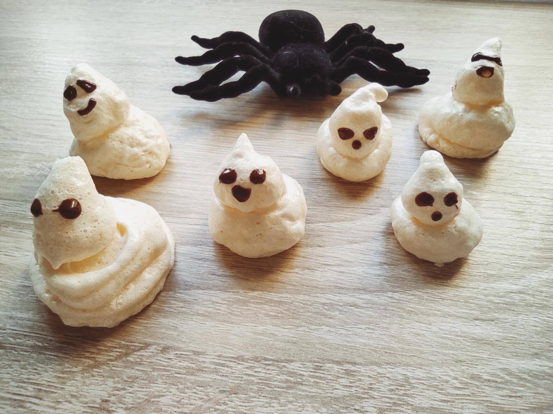 Meringues fantômes halloween - Recette Companion Connect XL | Moulinex