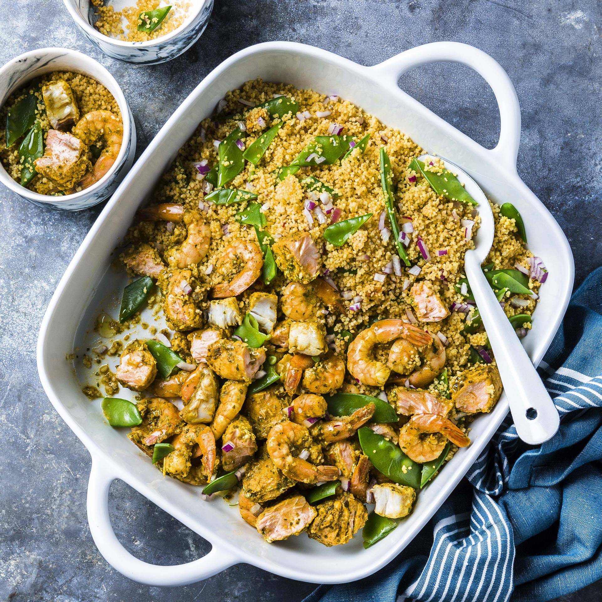 Couscous de poisson - Recette Cuiseur vapeur | Moulinex