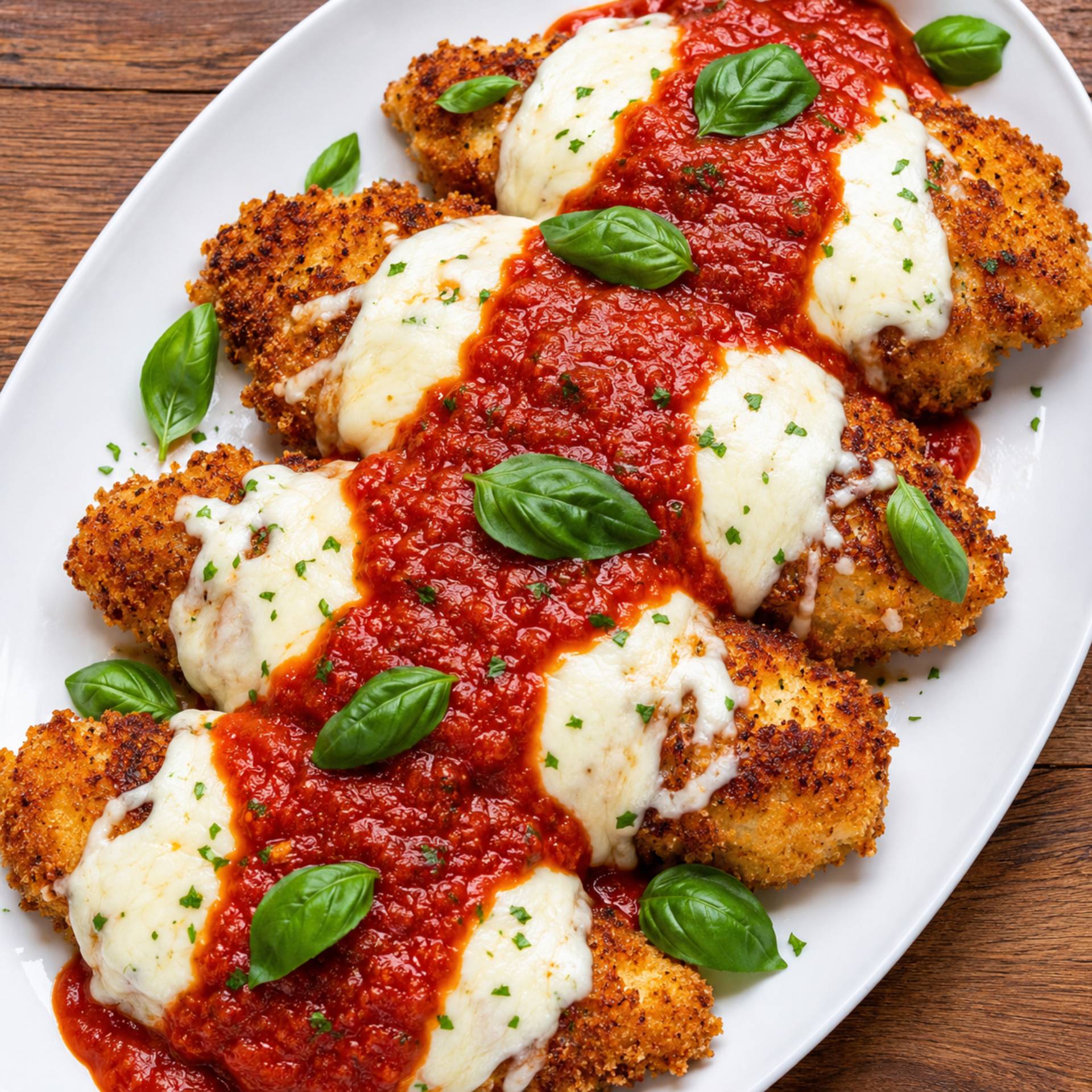 Chicken parmesan - Recette Ever Fry Dual Flex | Moulinex