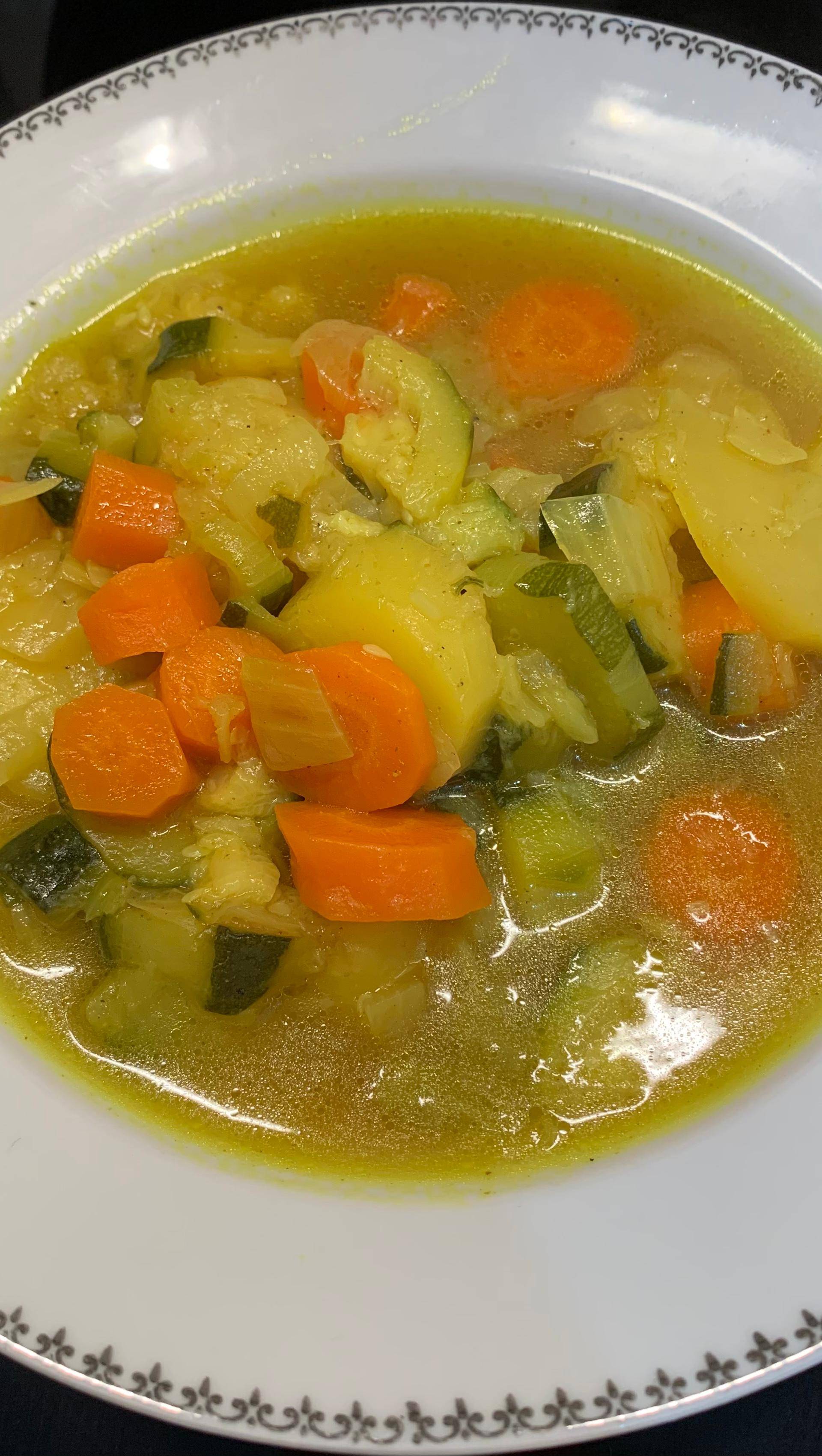 Petit bouillon express Poulet Courgette - Recette Cookeo V3 | Moulinex