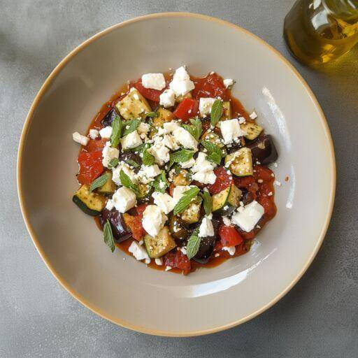 Provençaalse groenten met feta - Recette Cookeo | Moulinex