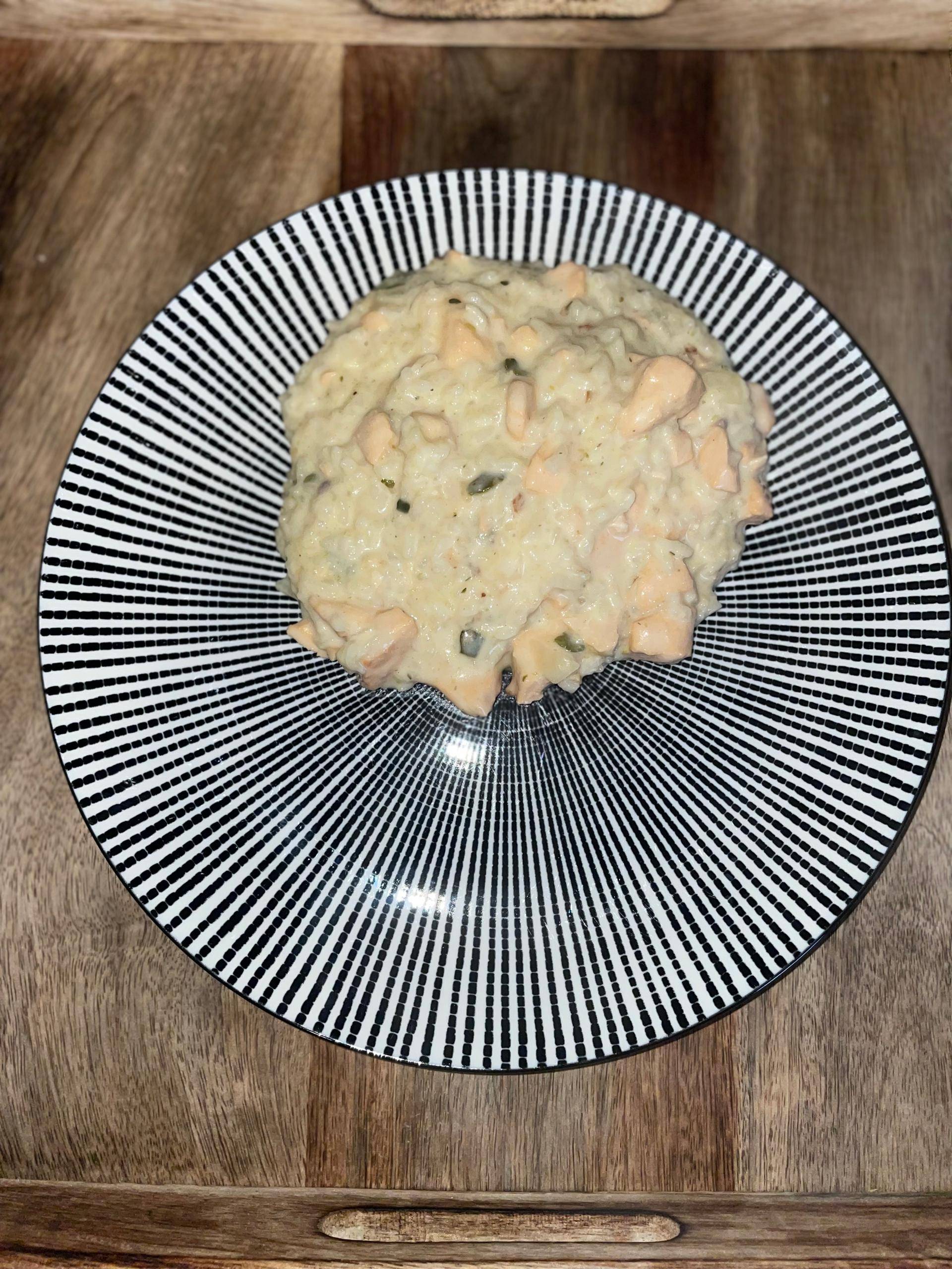 Risotto courgettes saumon - Recette Cookeo | Moulinex