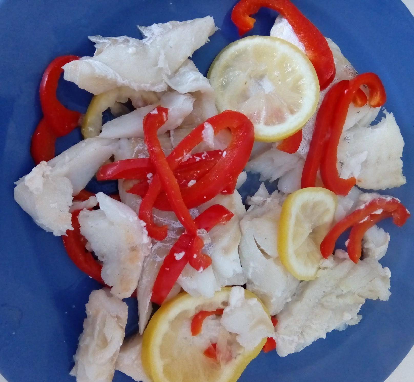 Cabillaud vapeur au citron et poivron rouge - Recette Cookeo | Moulinex