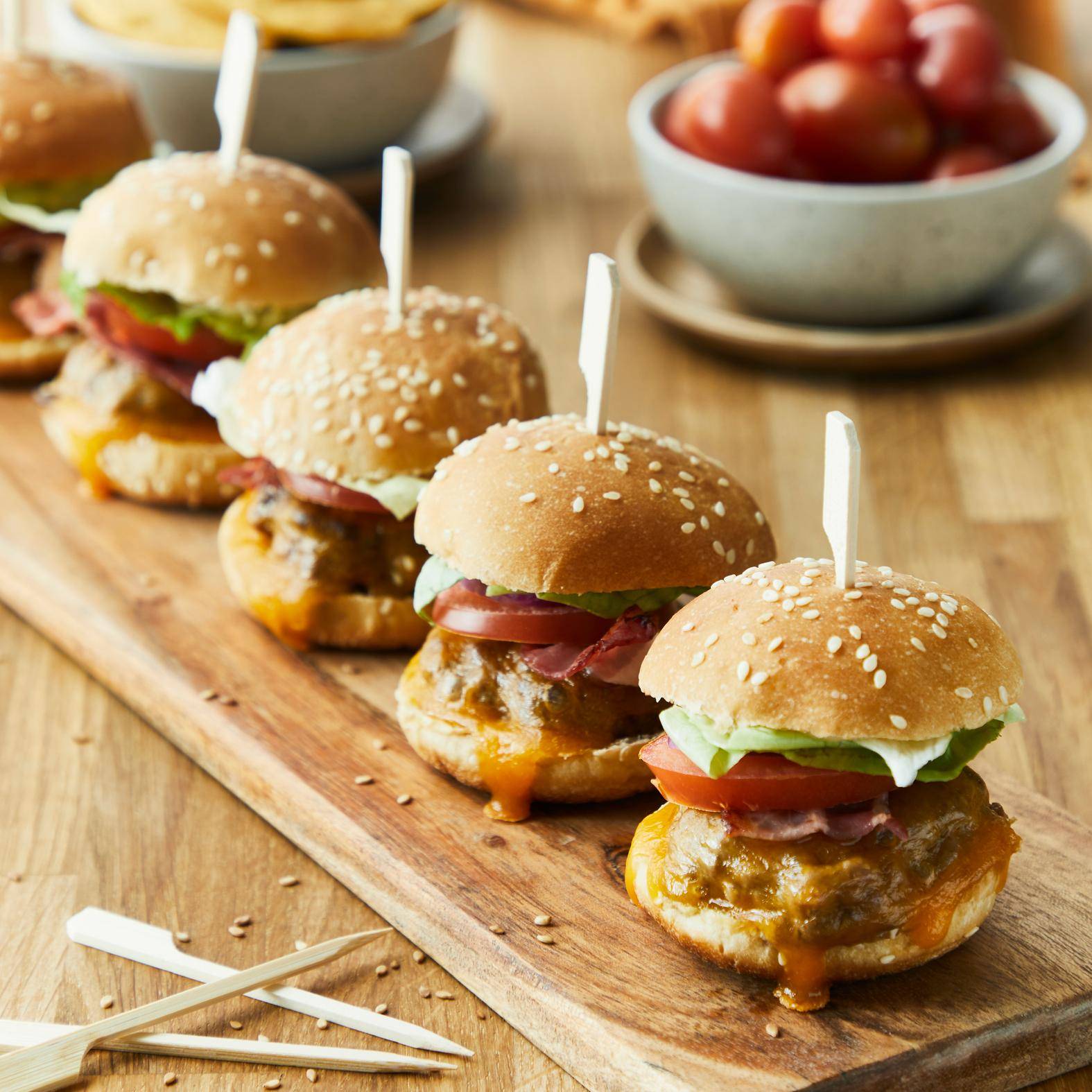 Mini-burger party - Recette Cook'in One | Moulinex