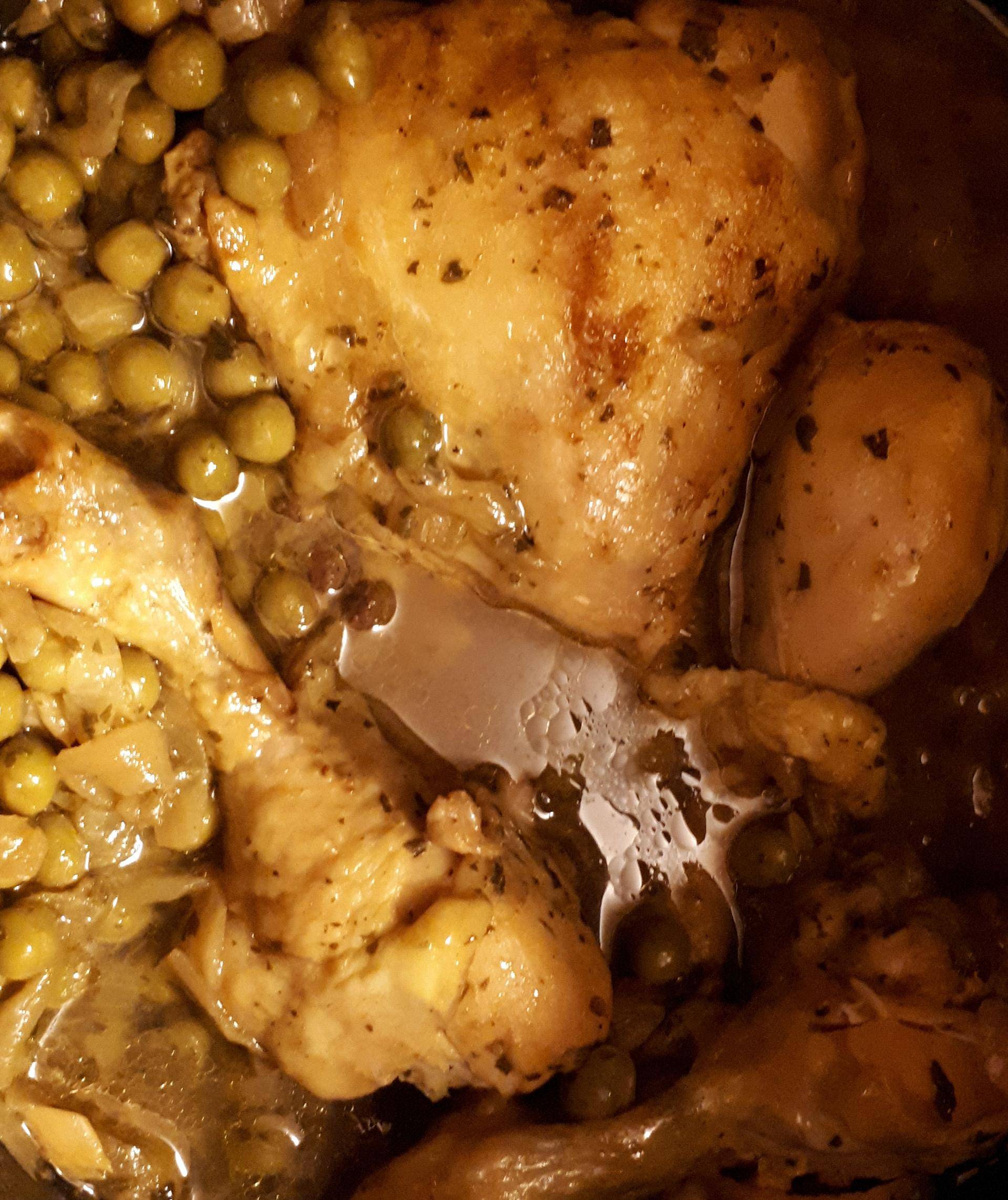 Tajine de poulet aux petits pois - Recette Cookeo | Moulinex