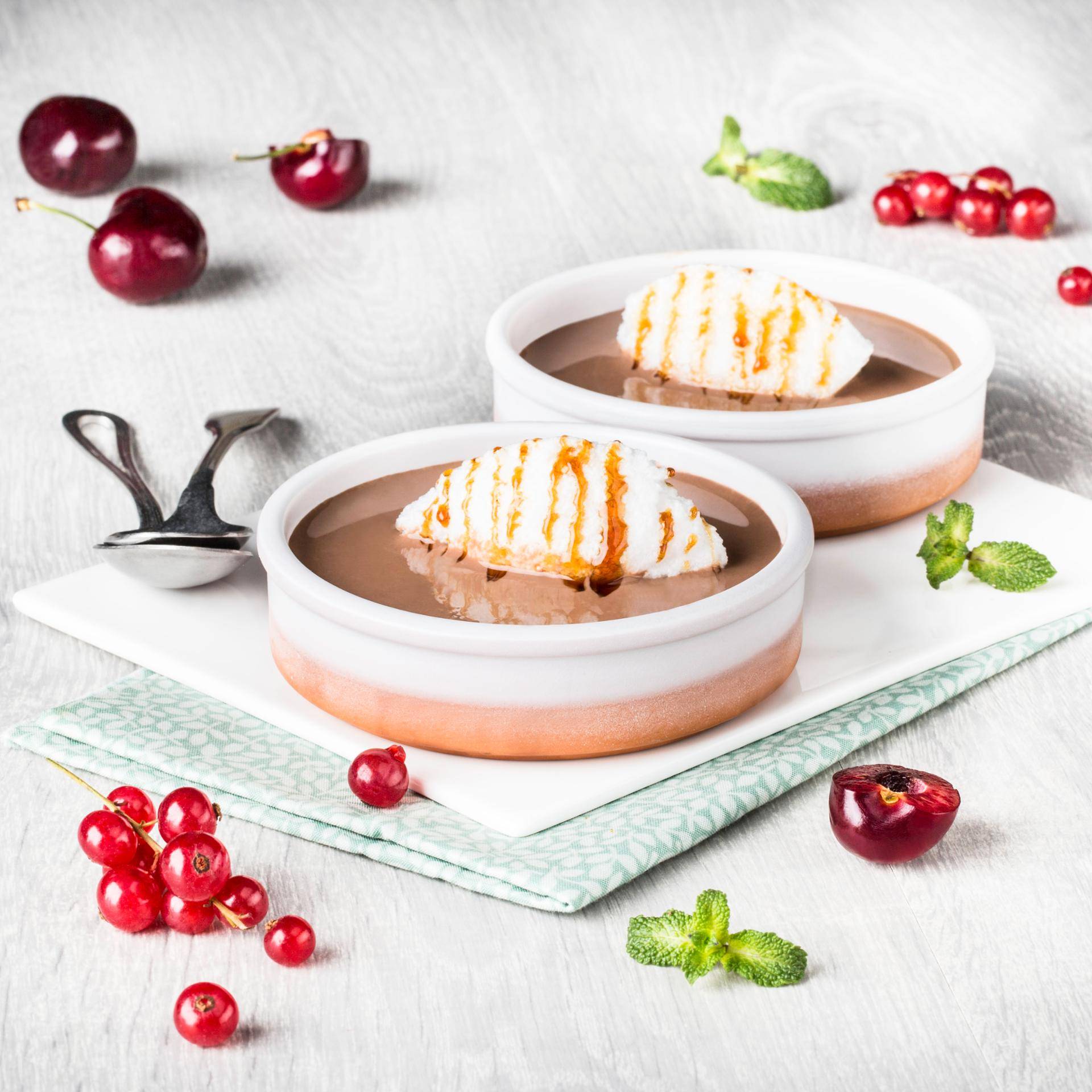 Île flottante au chocolat - Recette Companion | Moulinex