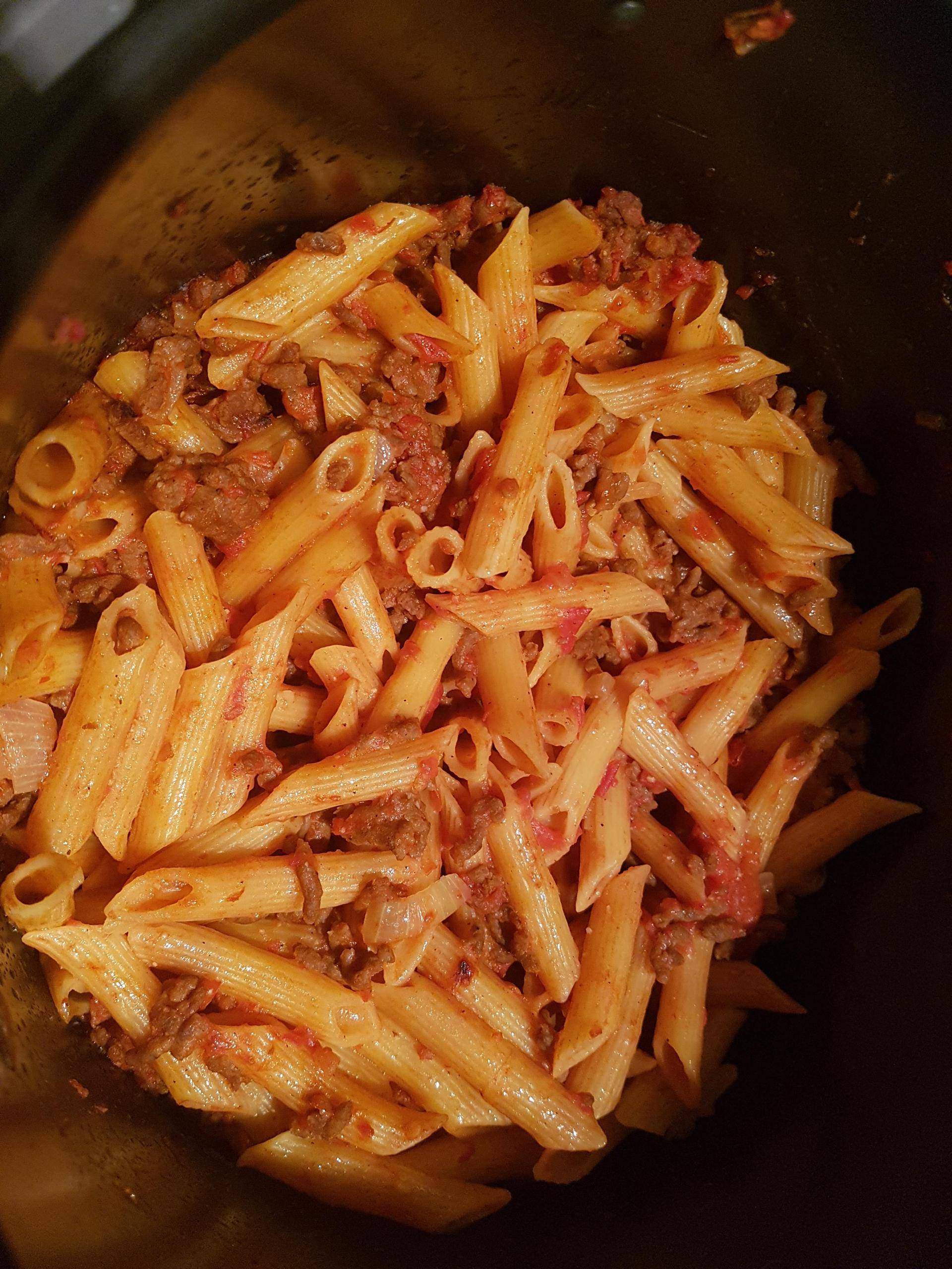 Penne bolognaise - Recette Cookeo | Moulinex