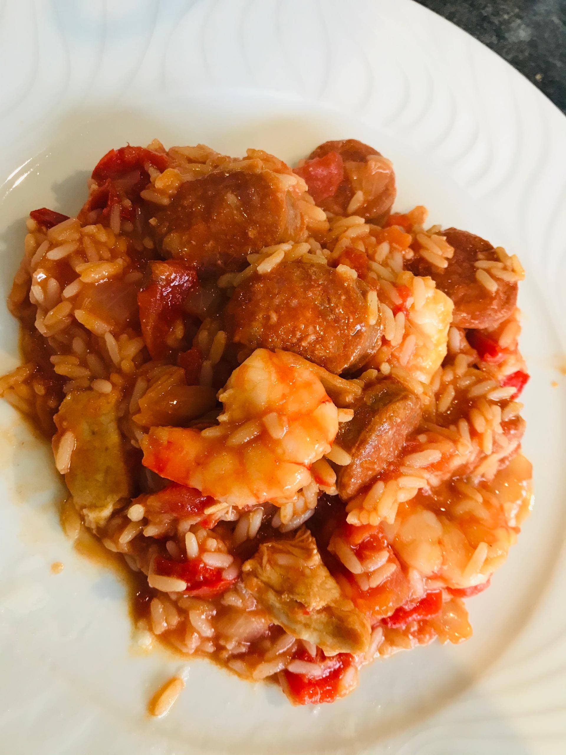 Jambalaya poulet chorizo crevette - Recette Companion Connect XL | Moulinex
