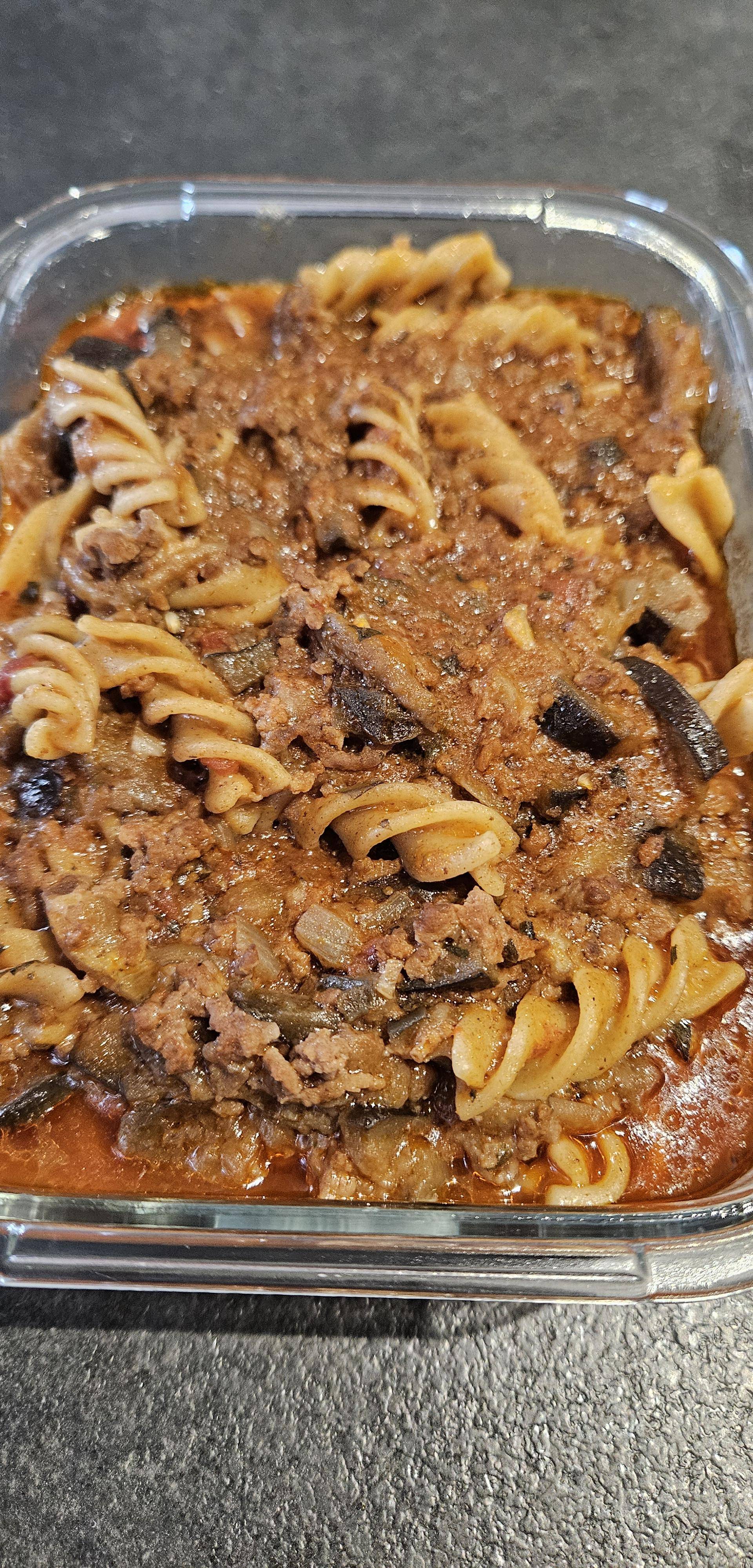 Pâtes ricotta, aubergines, tomates - Recette Companion Connect XL | Moulinex