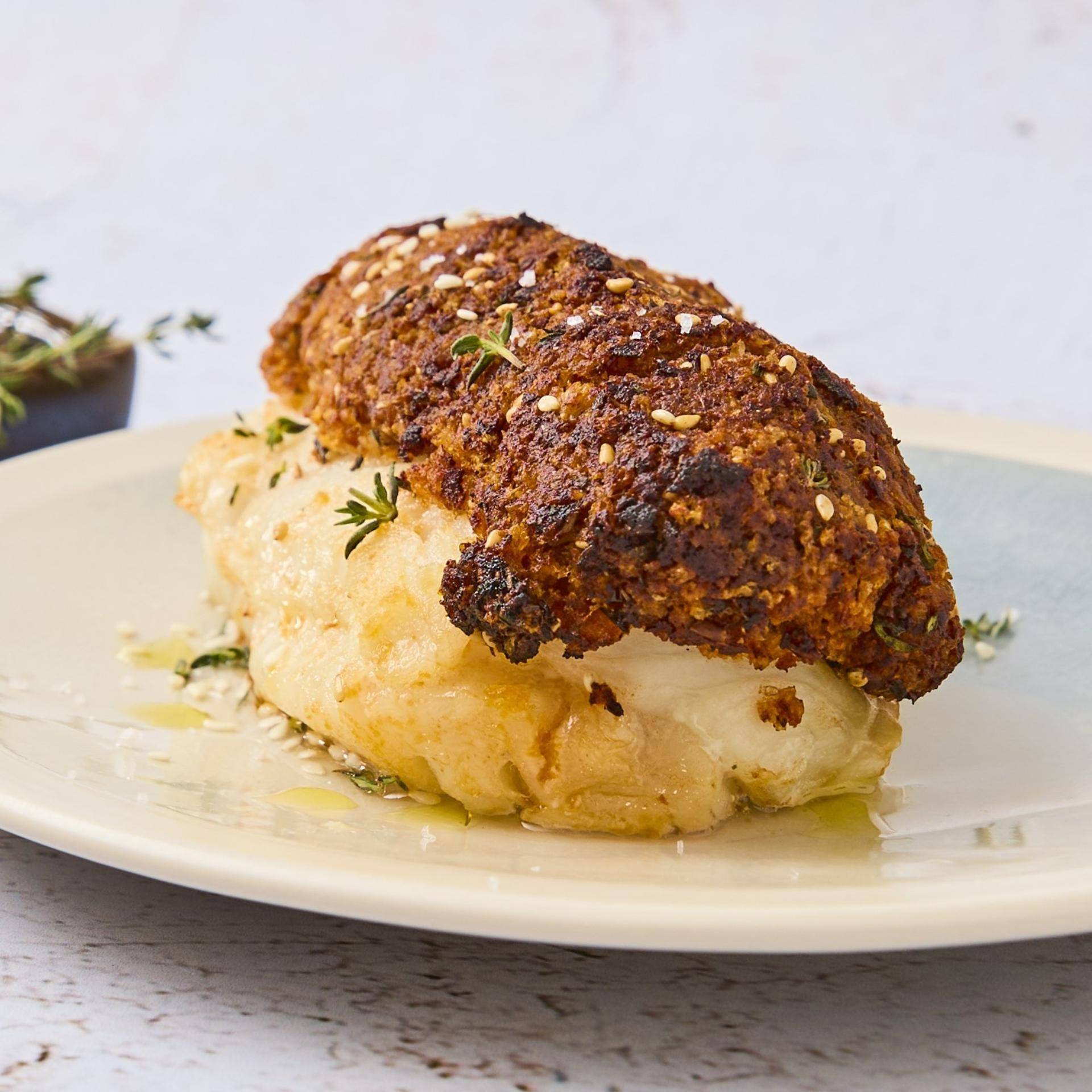 Poisson en croûte de sésame et d’épices - Recette Easy Fry Compact | Moulinex