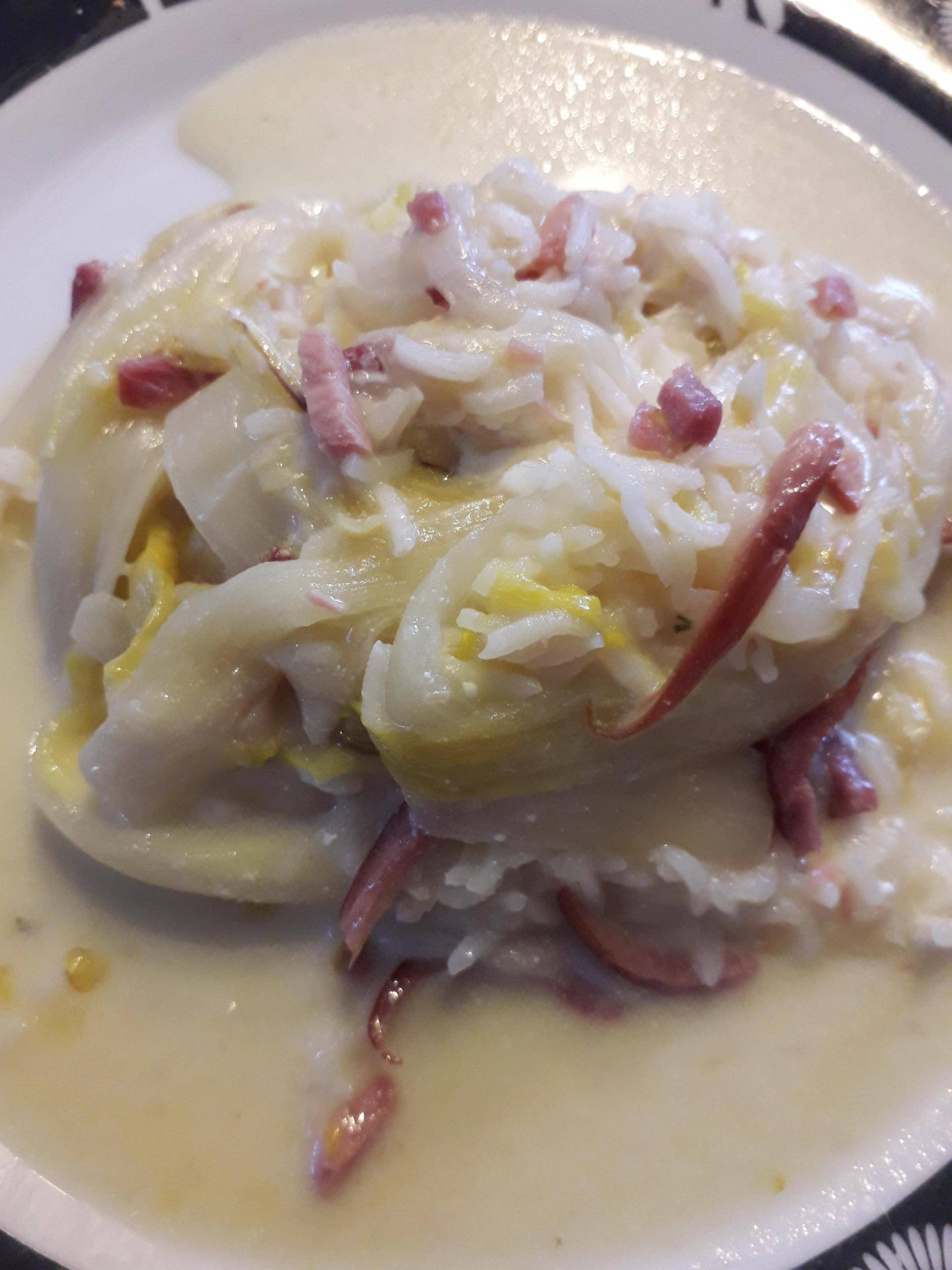 Endives Riz Bacon et Vache qui rit - Recette Cookeo V3 | Moulinex