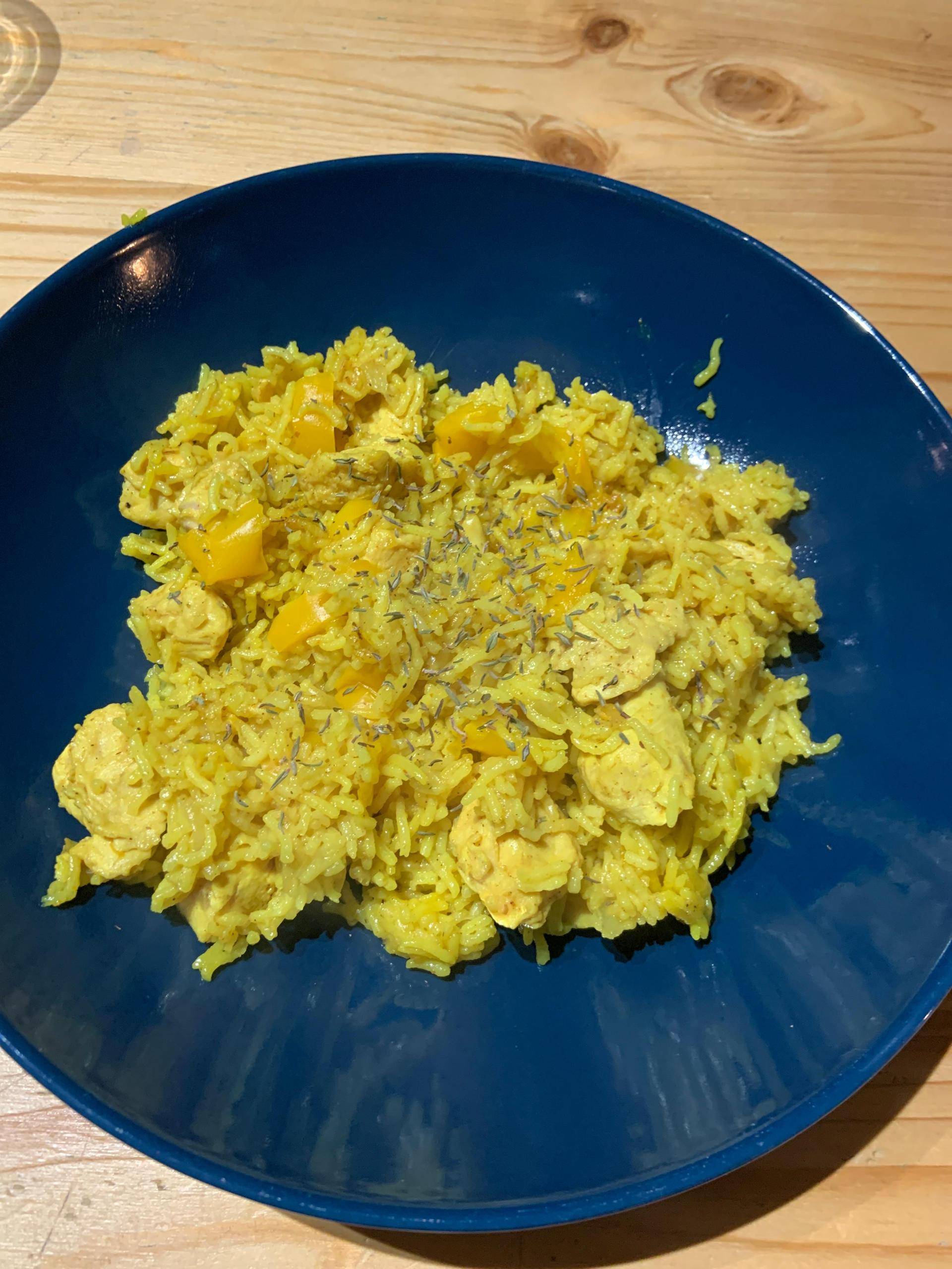 Poulet curry et riz basmati - Recette Cookeo | Moulinex