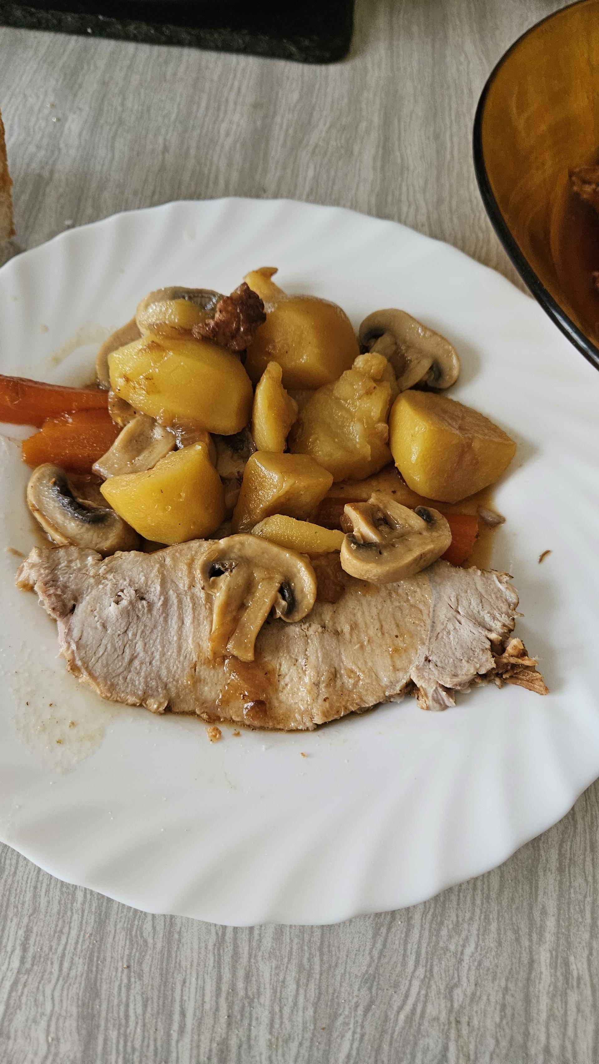 Rôti de porc et ses légumes - Recette Cookeo | Moulinex