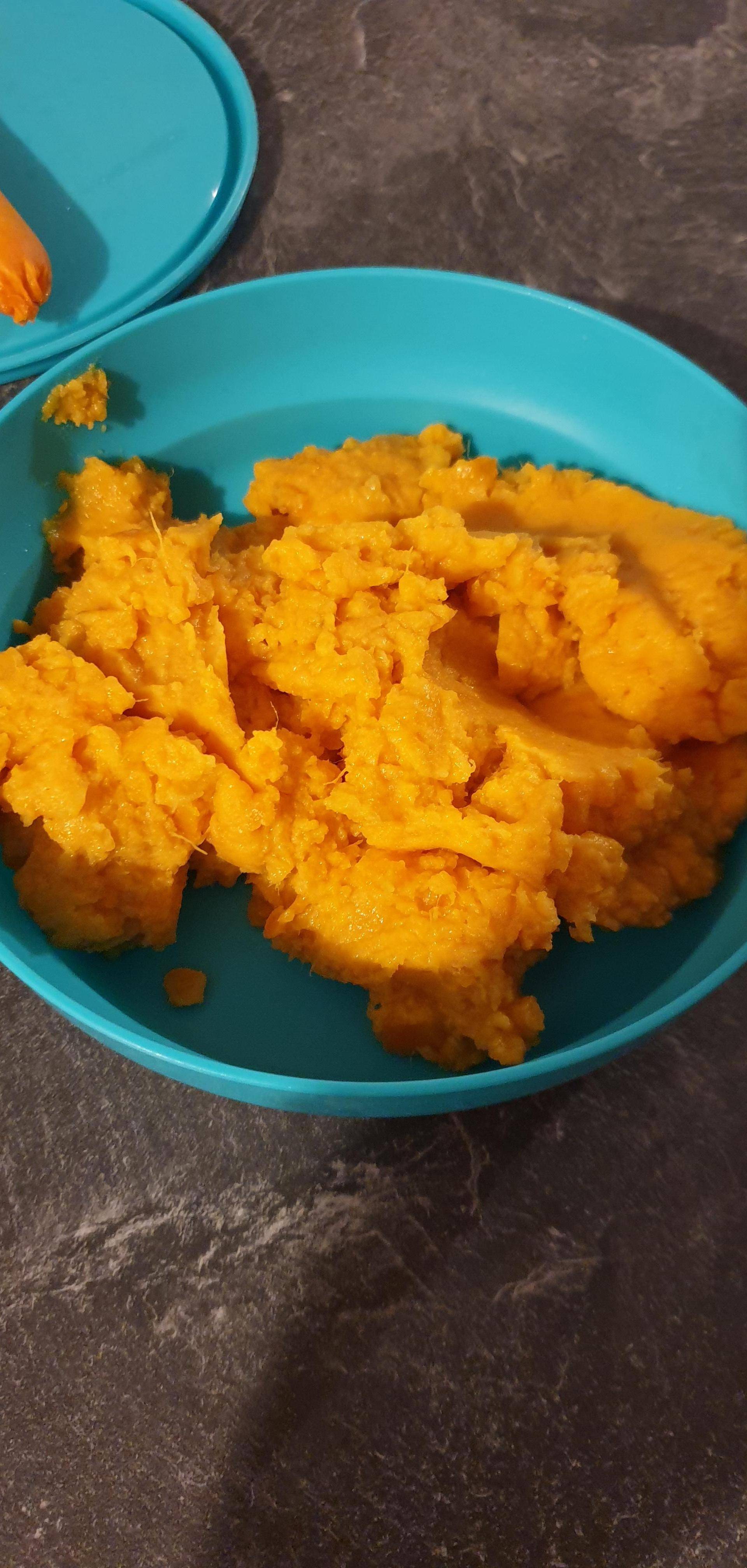 Purée de carottes, patates douces. - Recette Cookeo | Moulinex