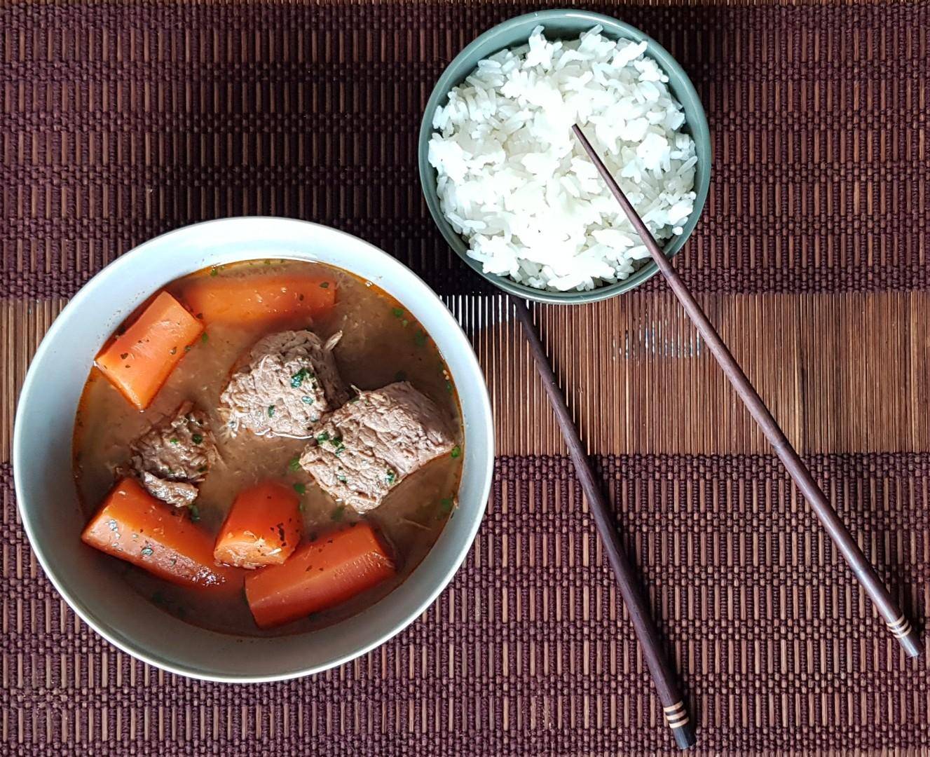 Boeuf bourguignon à l'asiatique - Recette Companion XL | Moulinex