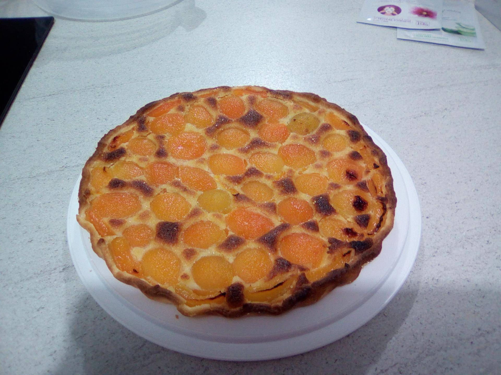 Tarte abricot amande - Recette Companion Connect | Moulinex