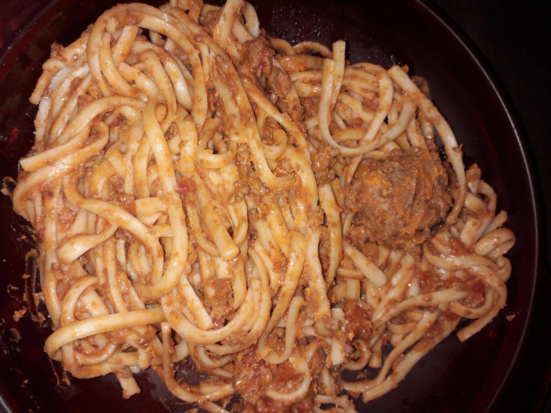 Spagetti bolognaise boulettes de boeuf - Recette Cookeo | Moulinex