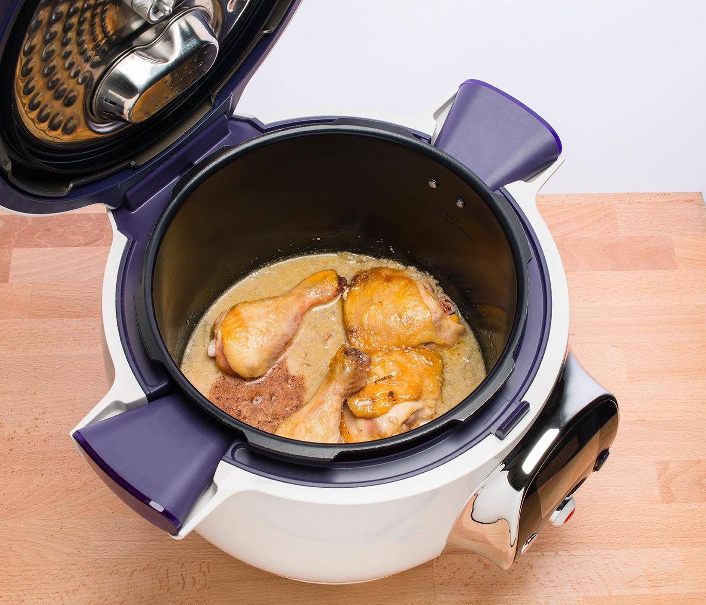 Poulet à la grenade et noix - Recette Cookeo | Moulinex