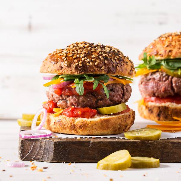 Rundsburger en huisgemaakte ketchup - Recette Kitchen Coach | Moulinex