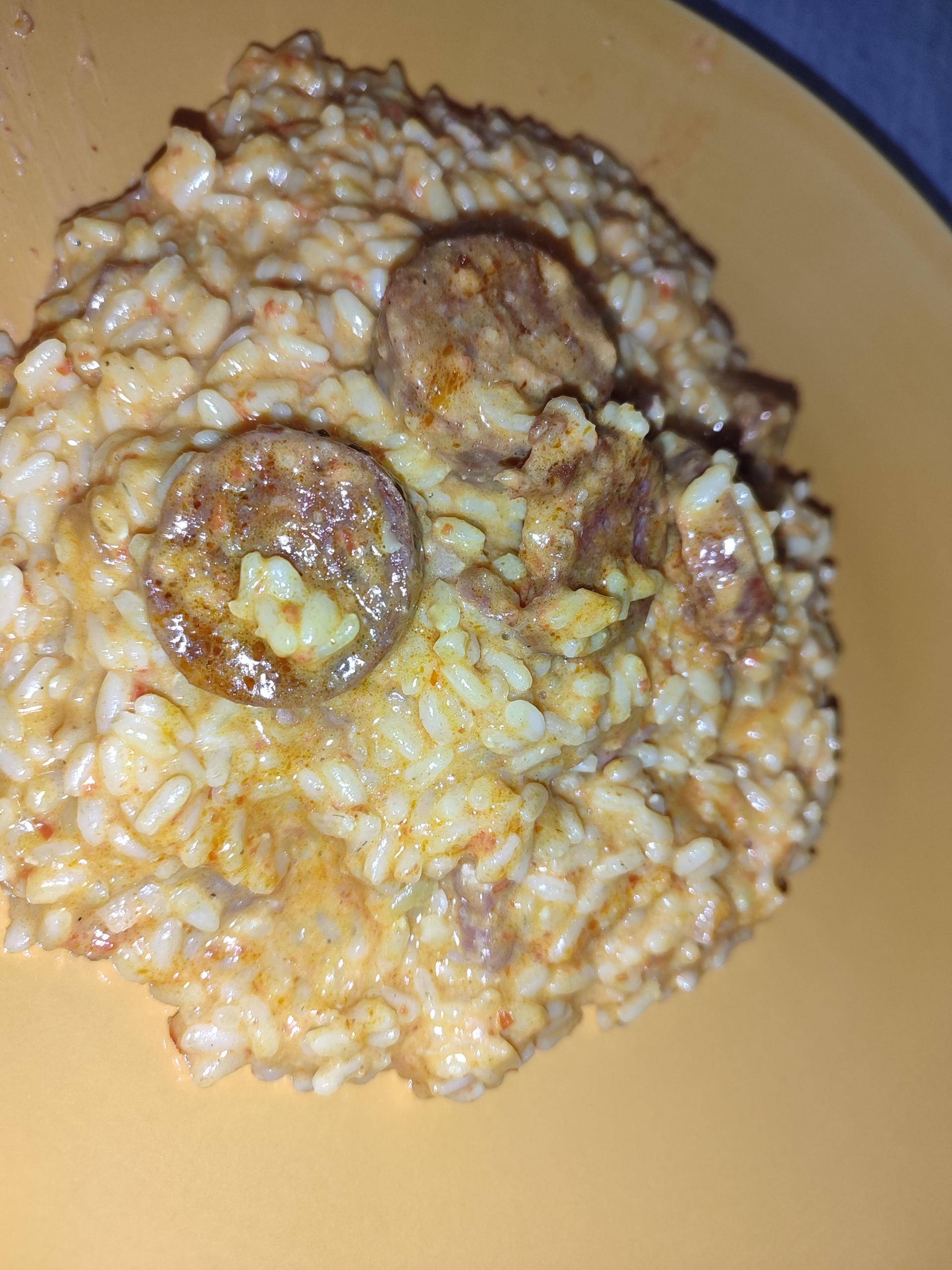 Risotto poivrons chorizo - Recette Cookeo V3 | Moulinex