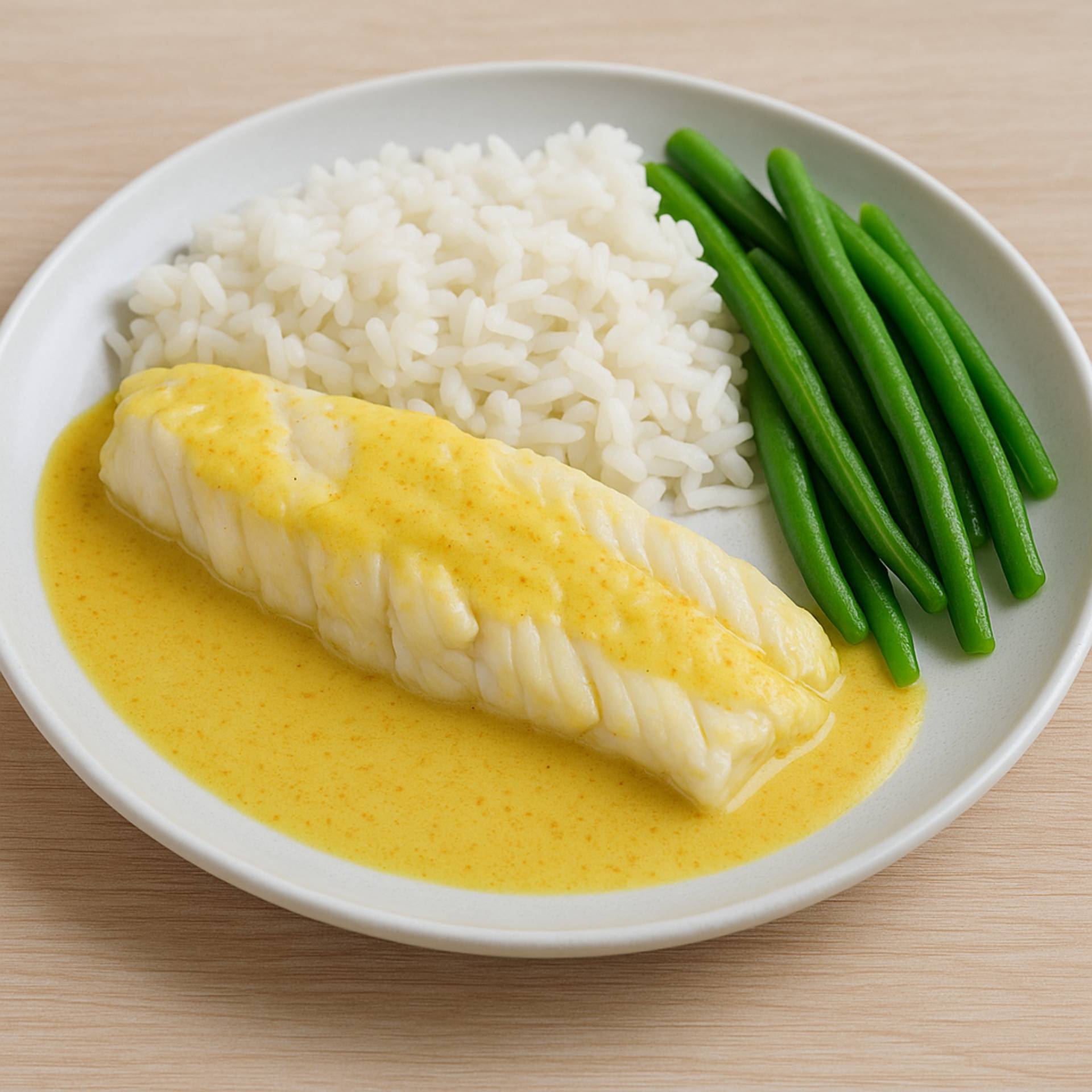 Colin crème curry - Recette Companion XL | Moulinex