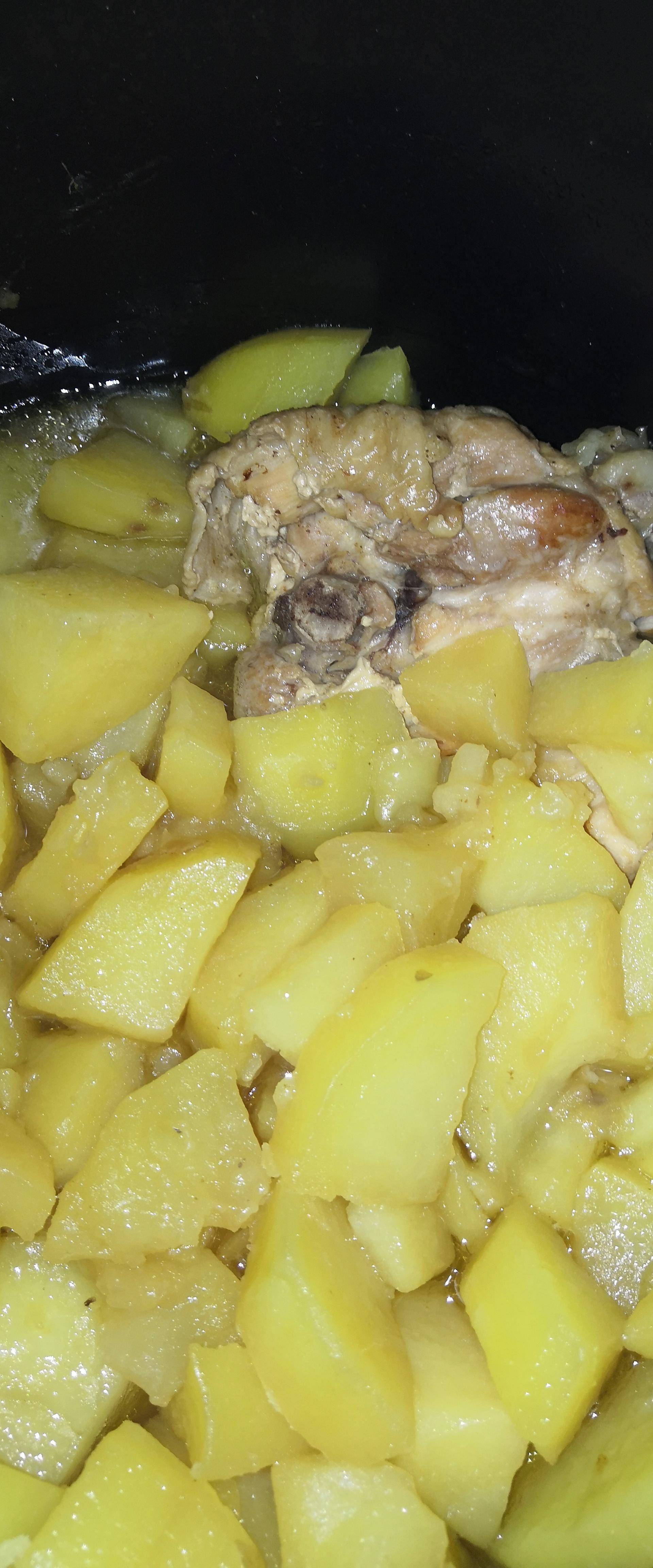 Haut de poulet avec pomme de terre - Recette Cookeo | Moulinex