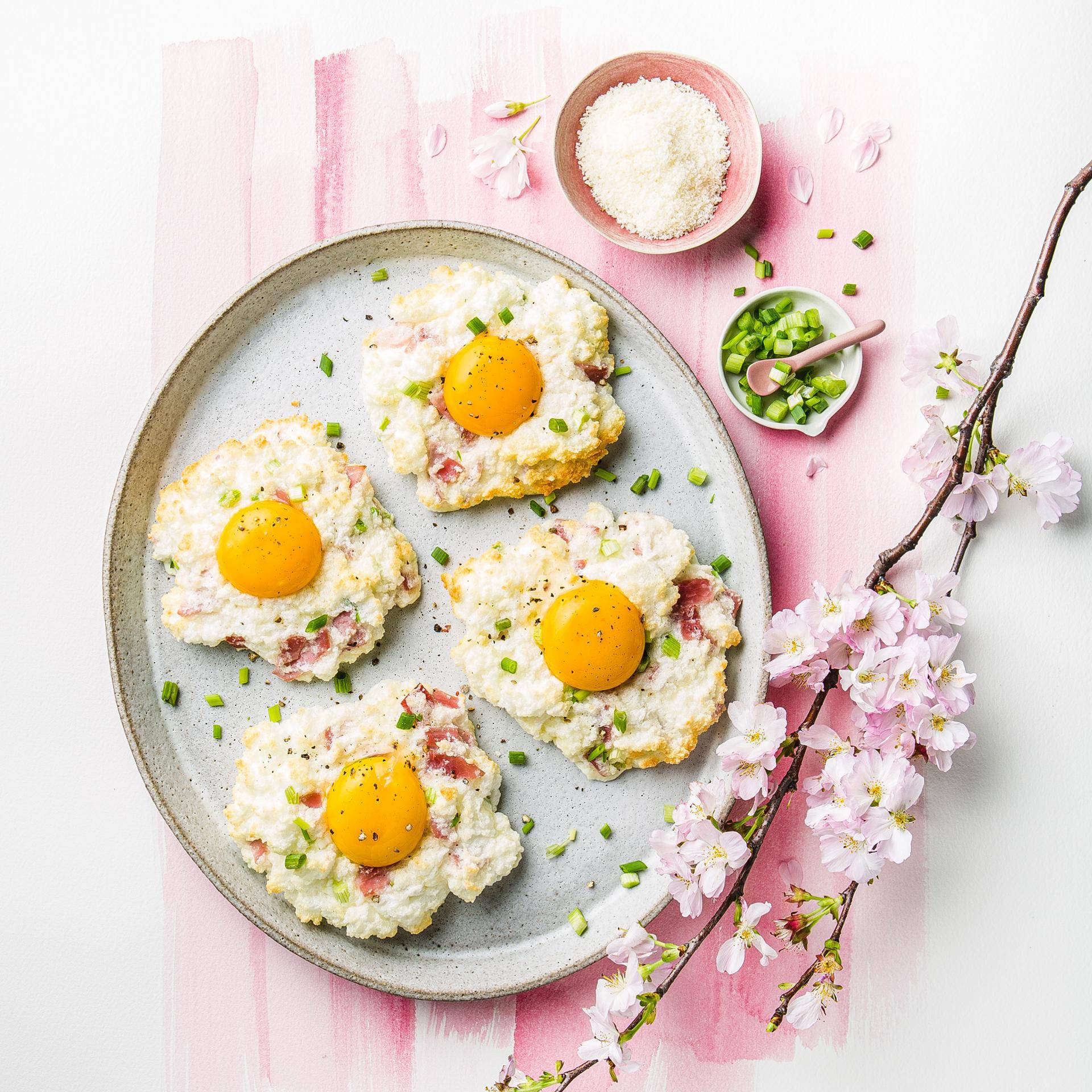 Œufs nuage au parmesan - Recette Companion | Moulinex