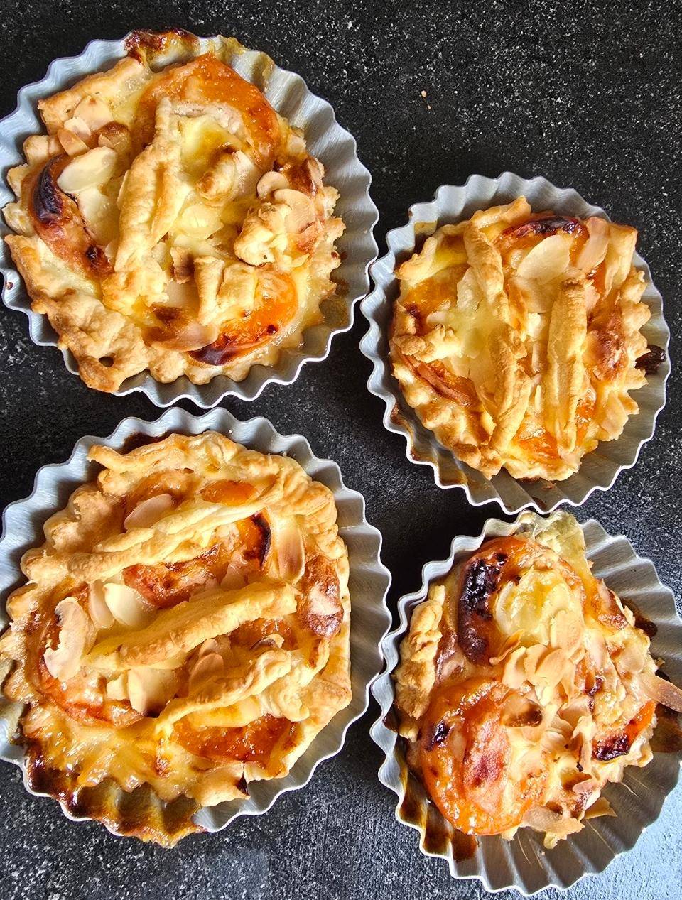 Tartelettes abricots - Recette Easy Fry Mega | Moulinex