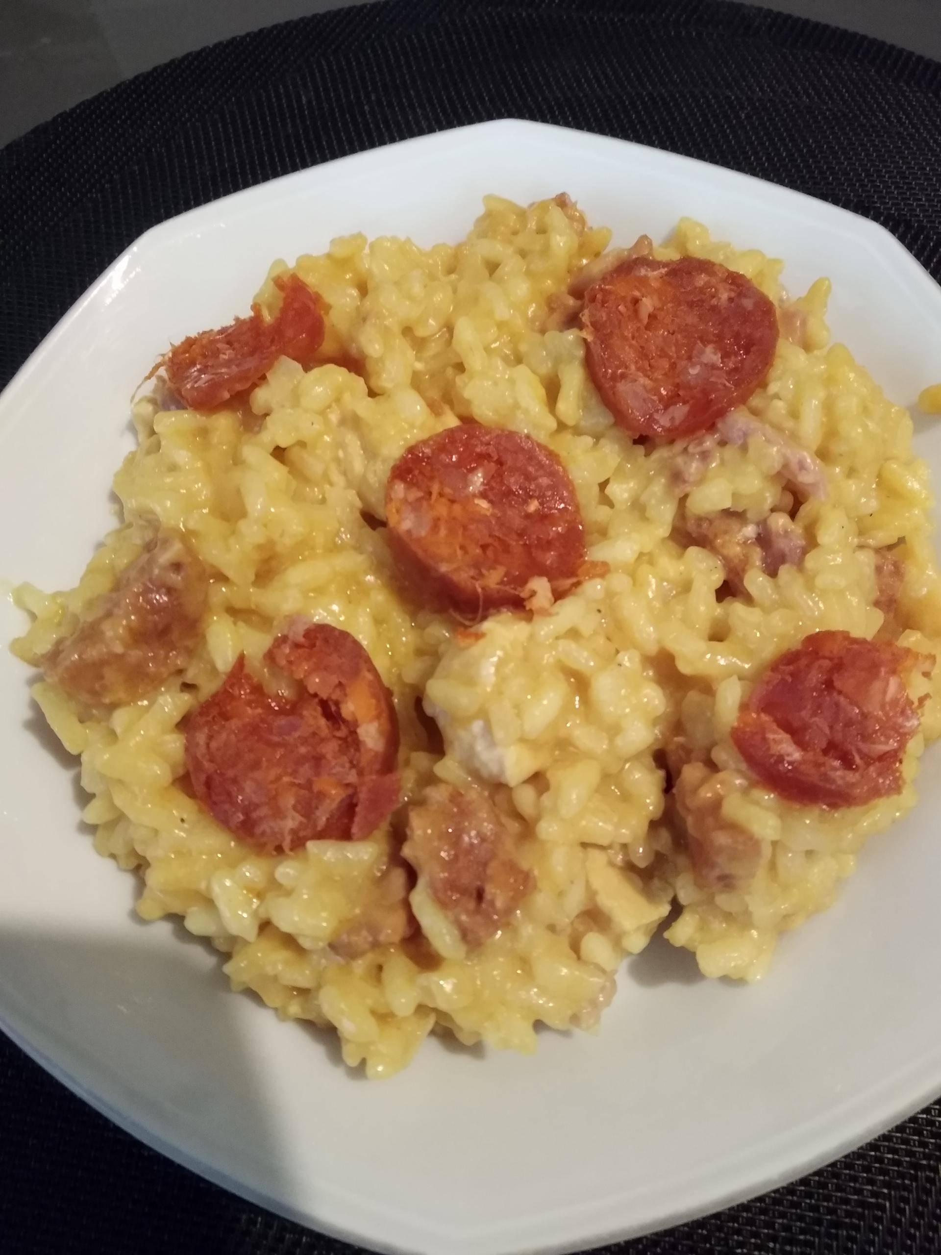 Risotto poulet chorizo Lardons - Recette Companion Connect XL | Moulinex