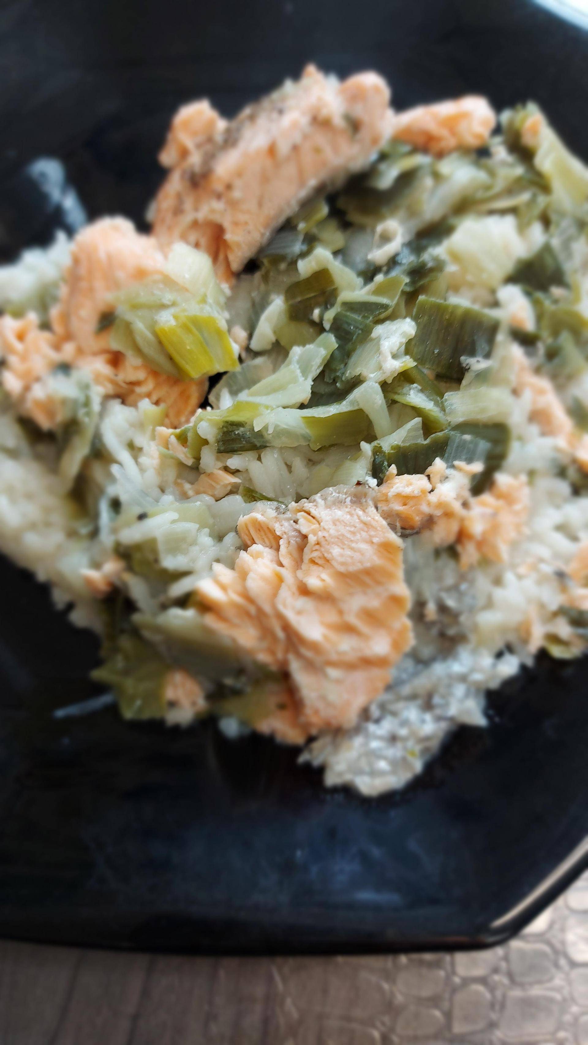 Saumon aux poireaux - Recette Cookeo | Moulinex