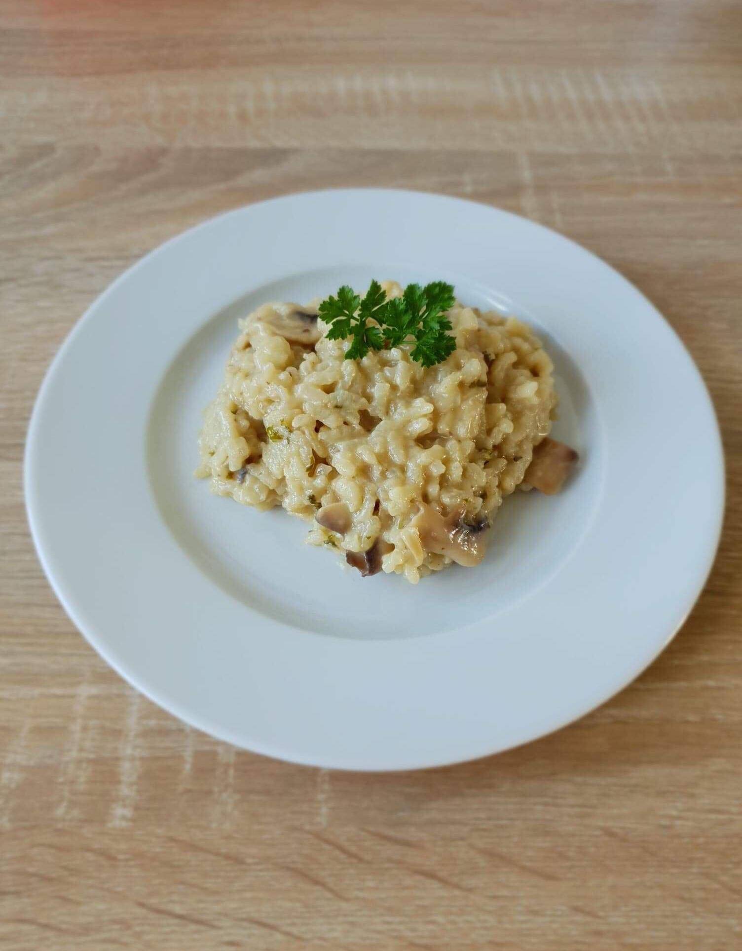 Risotto champignons et parmesan - Recette Companion Connect XL | Moulinex