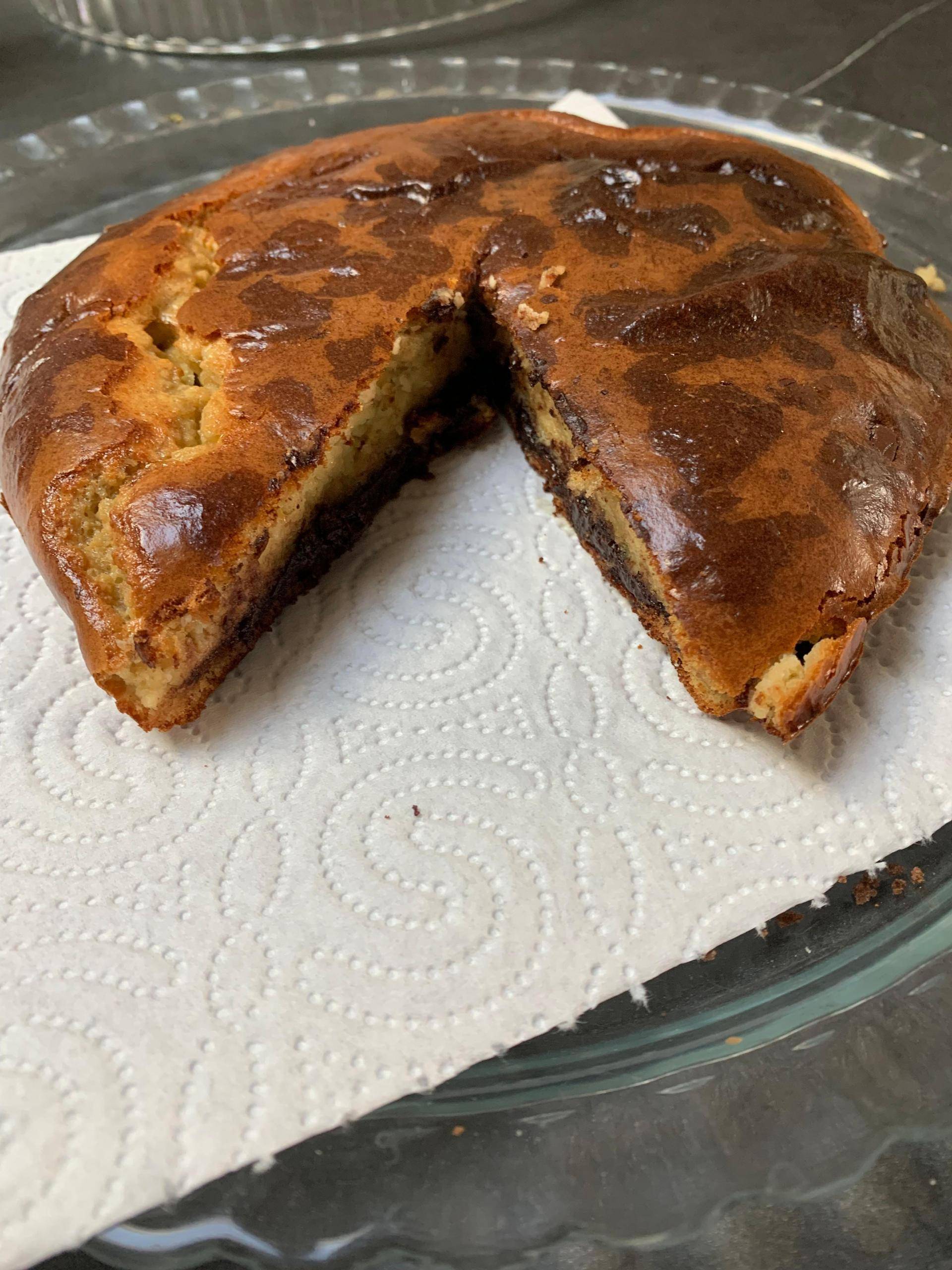 Gâteau noisette et pépites chocolat - Recette Companion Connect XL | Moulinex