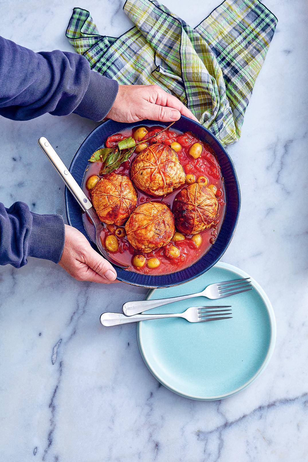Paupiettes de veau aux olives et tomates - Recette EASY FRY & GRILL 2 in 1 MECHANICAL | Moulinex