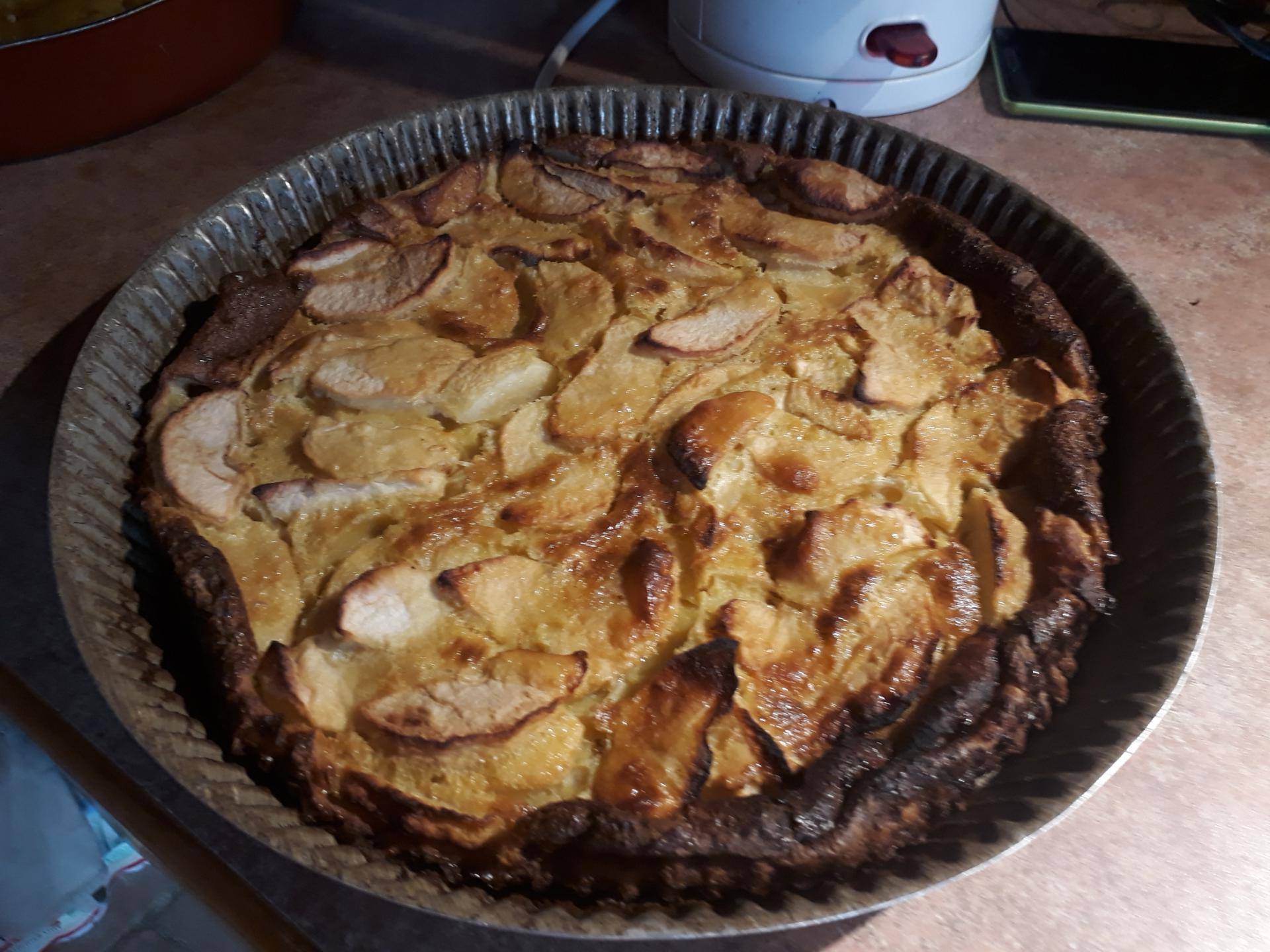 Clafoutis aux pommes de maman - Recette Companion Connect XL | Moulinex