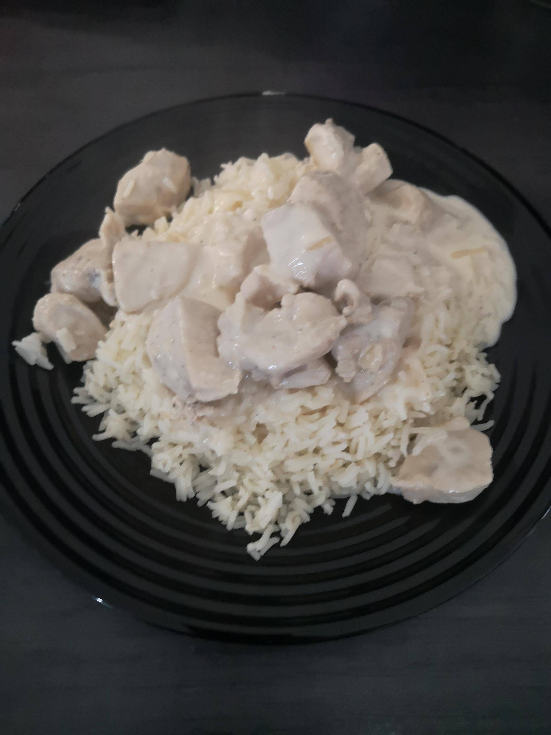 Riz émincé de poulet a la crème - Recette Companion XL | Moulinex