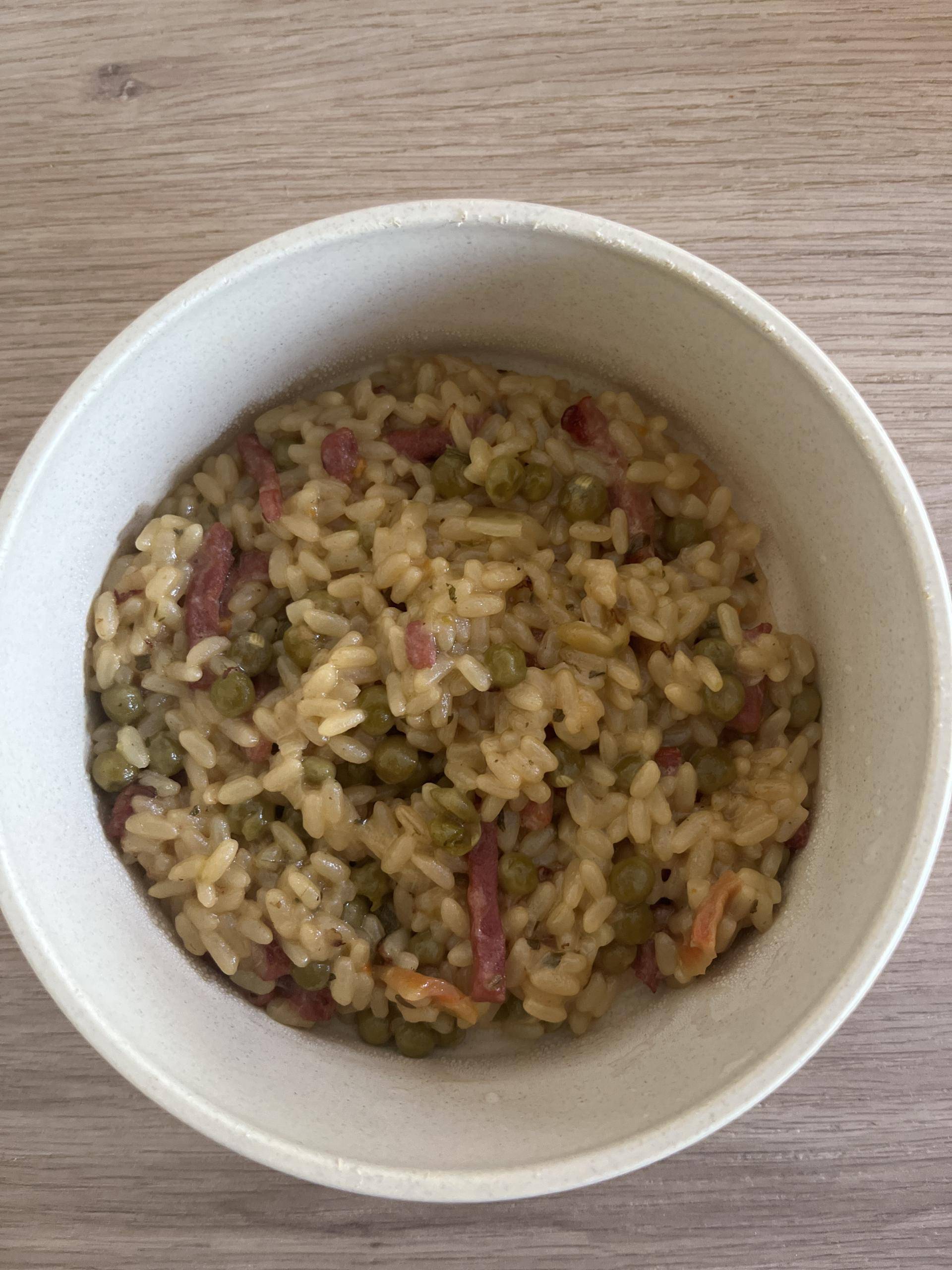 Risotto petit pois lardon de Antho - Recette Cookeo Infinity Autostir | Moulinex