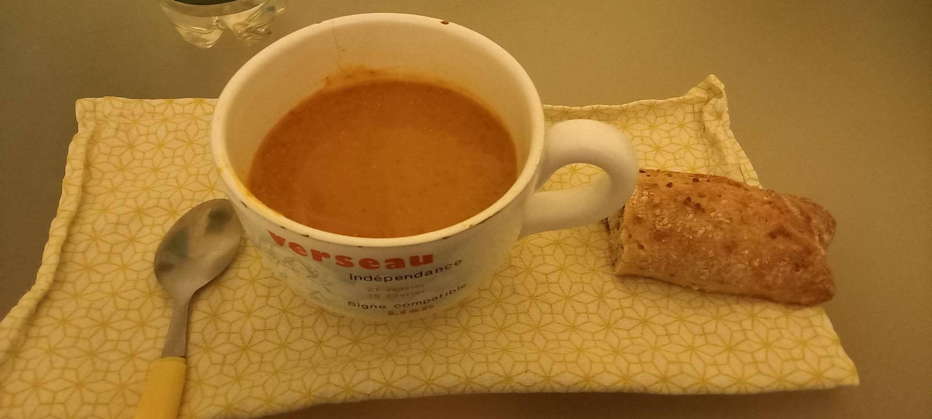 Velouté courge musquée, carotte et châtaignes - Recette Companion Connect XL | Moulinex