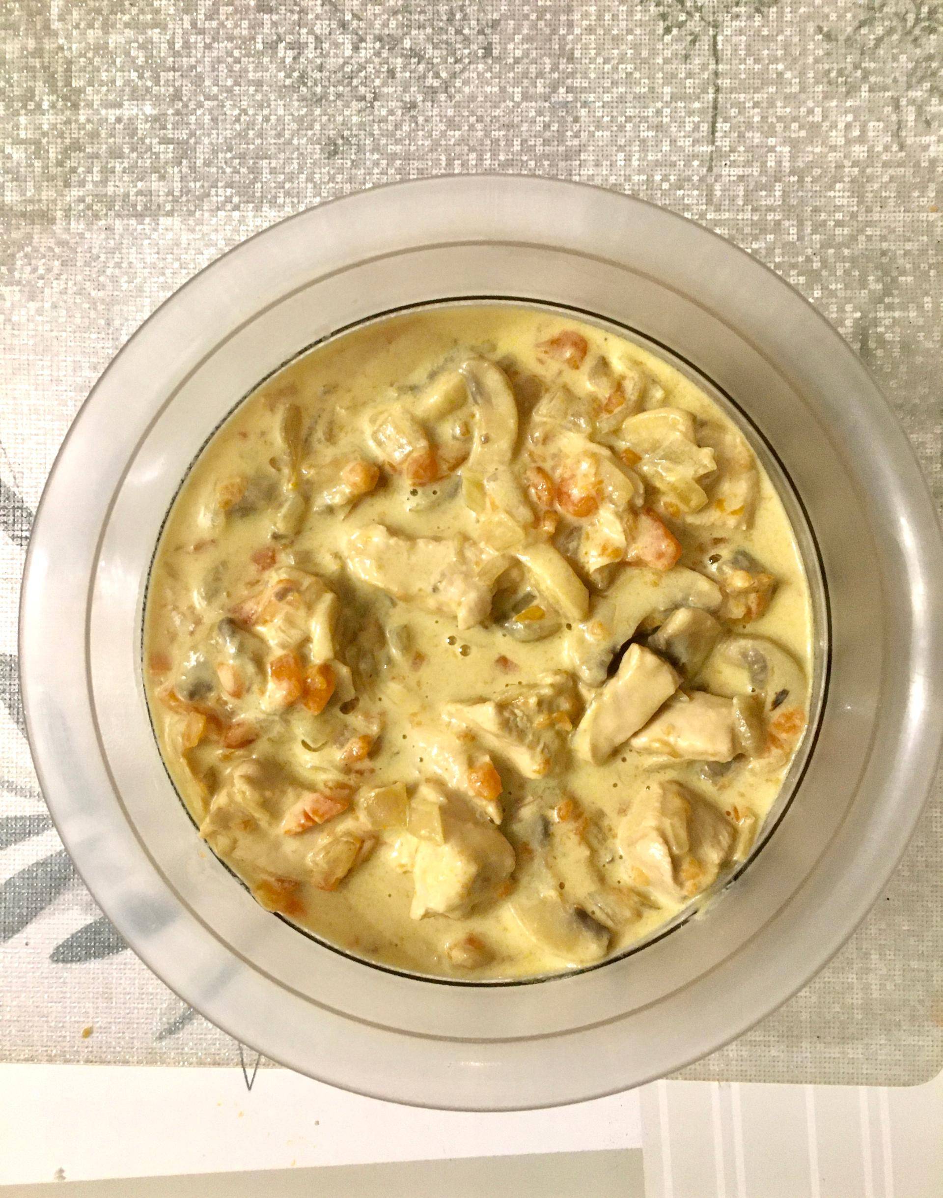 Poulet, champignons à la moutarde - Recette Cookeo | Moulinex