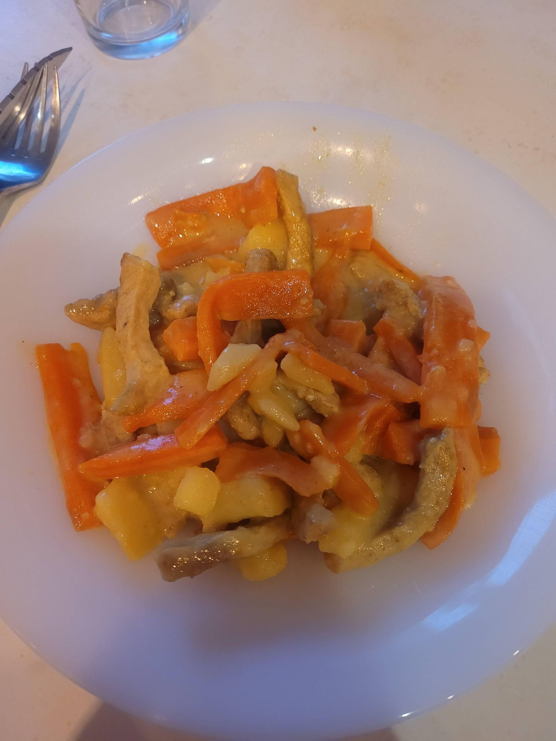 Émincé de porc pommes de terre carottes - Recette Cookeo V3 | Moulinex