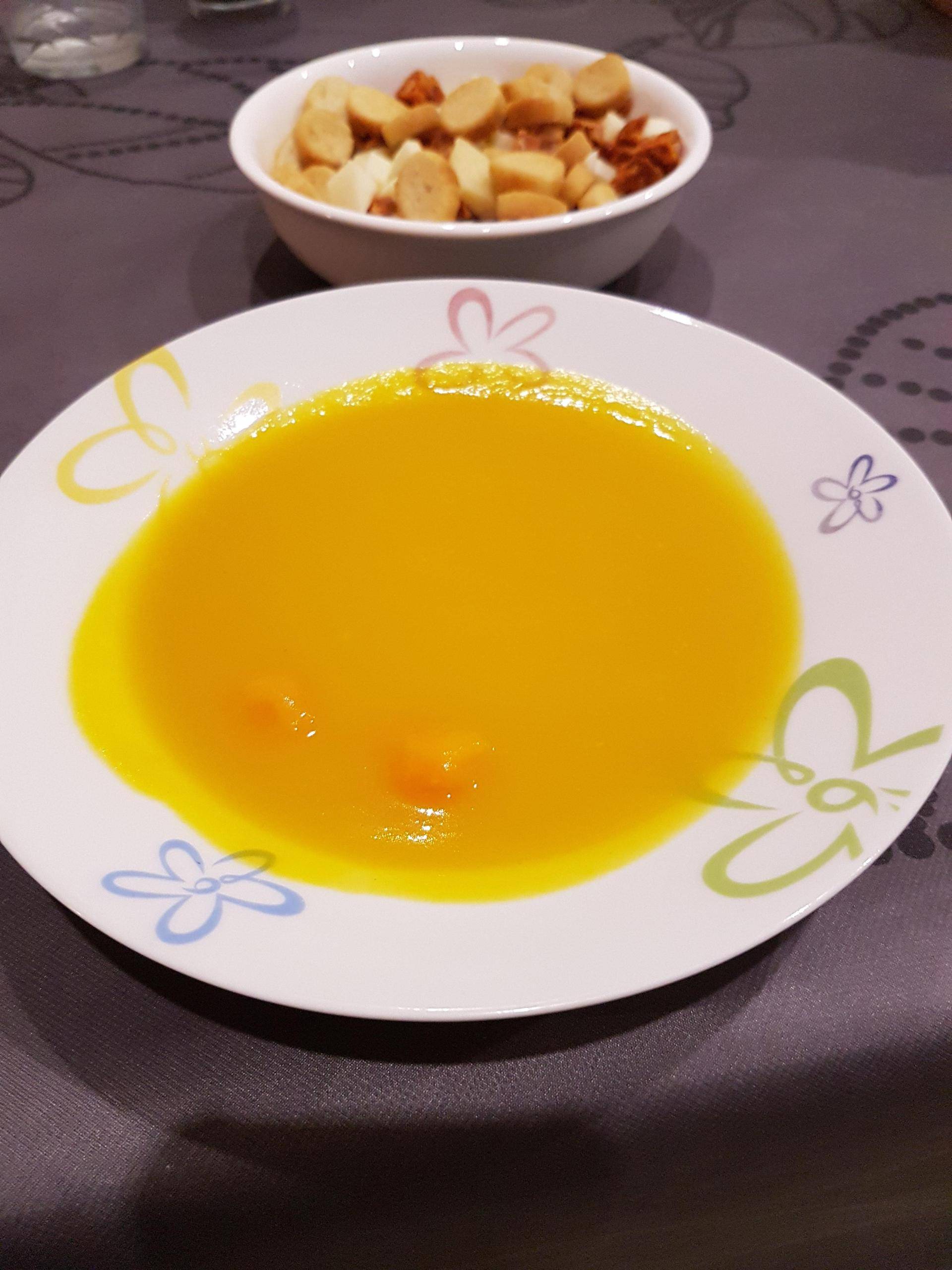 đSoupe potimarron courgette đ - Recette Companion Connect XL | Moulinex