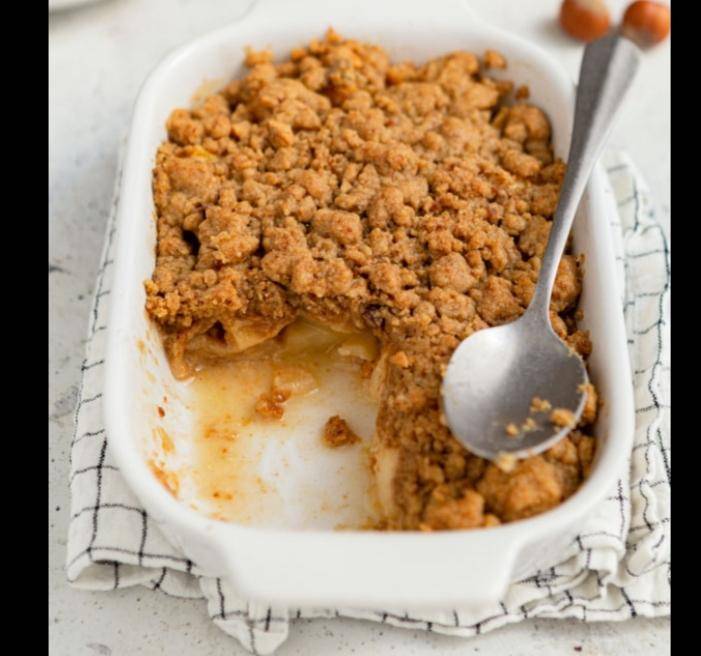Crumble aux pommes - Recette Companion Connect XL | Moulinex