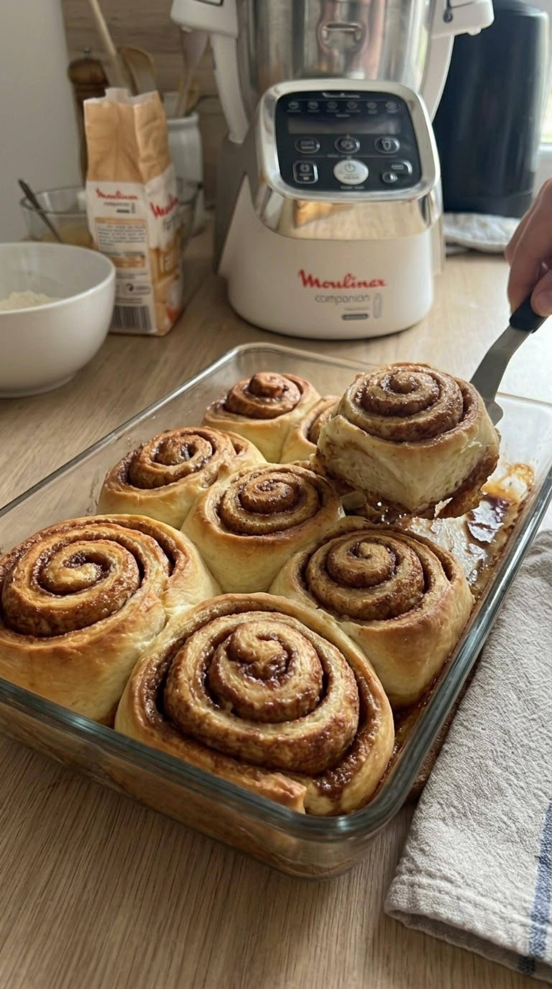 Cinnamon rolls de Siana - Recette Companion | Moulinex