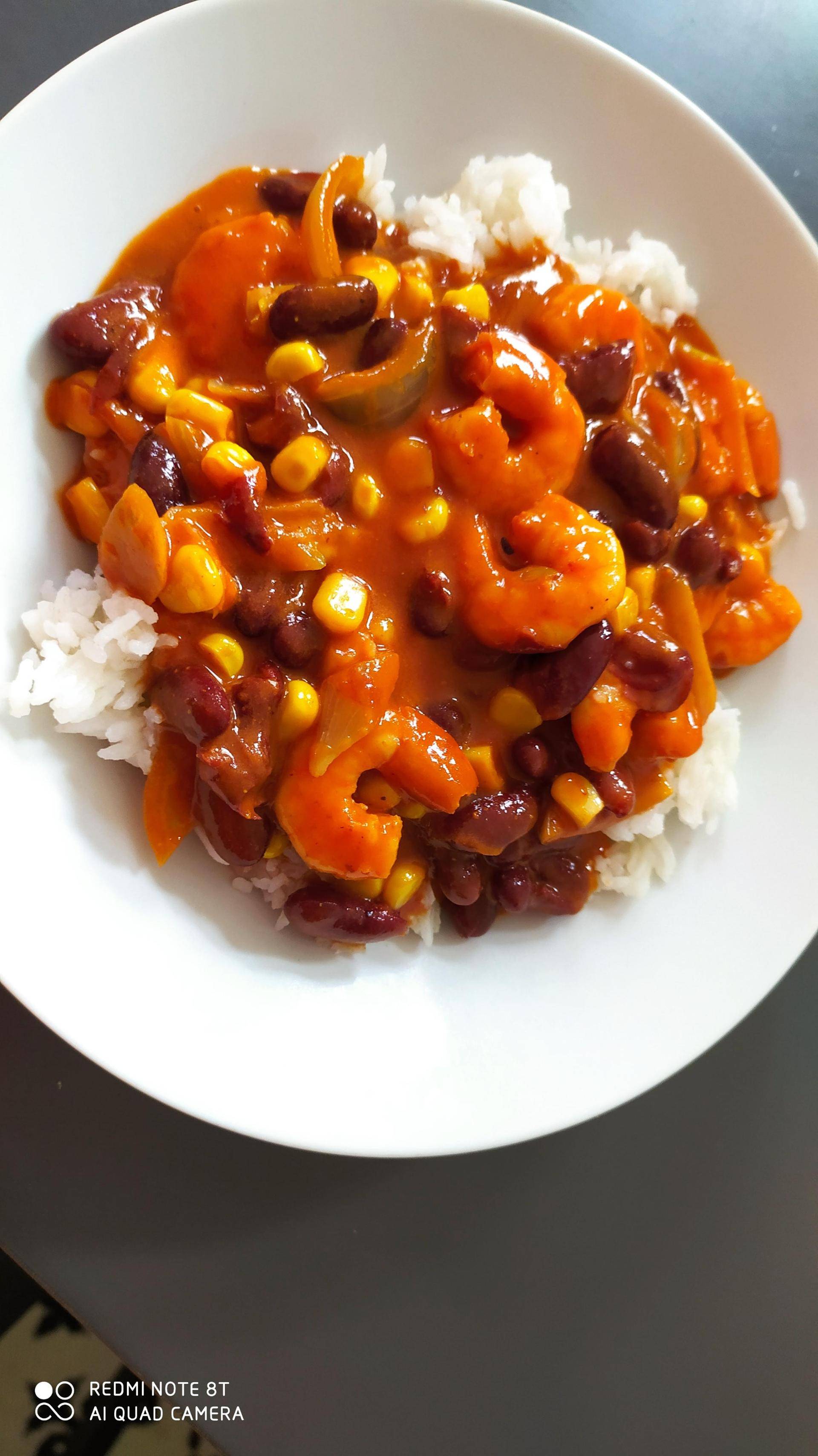 Mijoté d haricots rouges aux crevettes - Recette Companion Connect XL | Moulinex