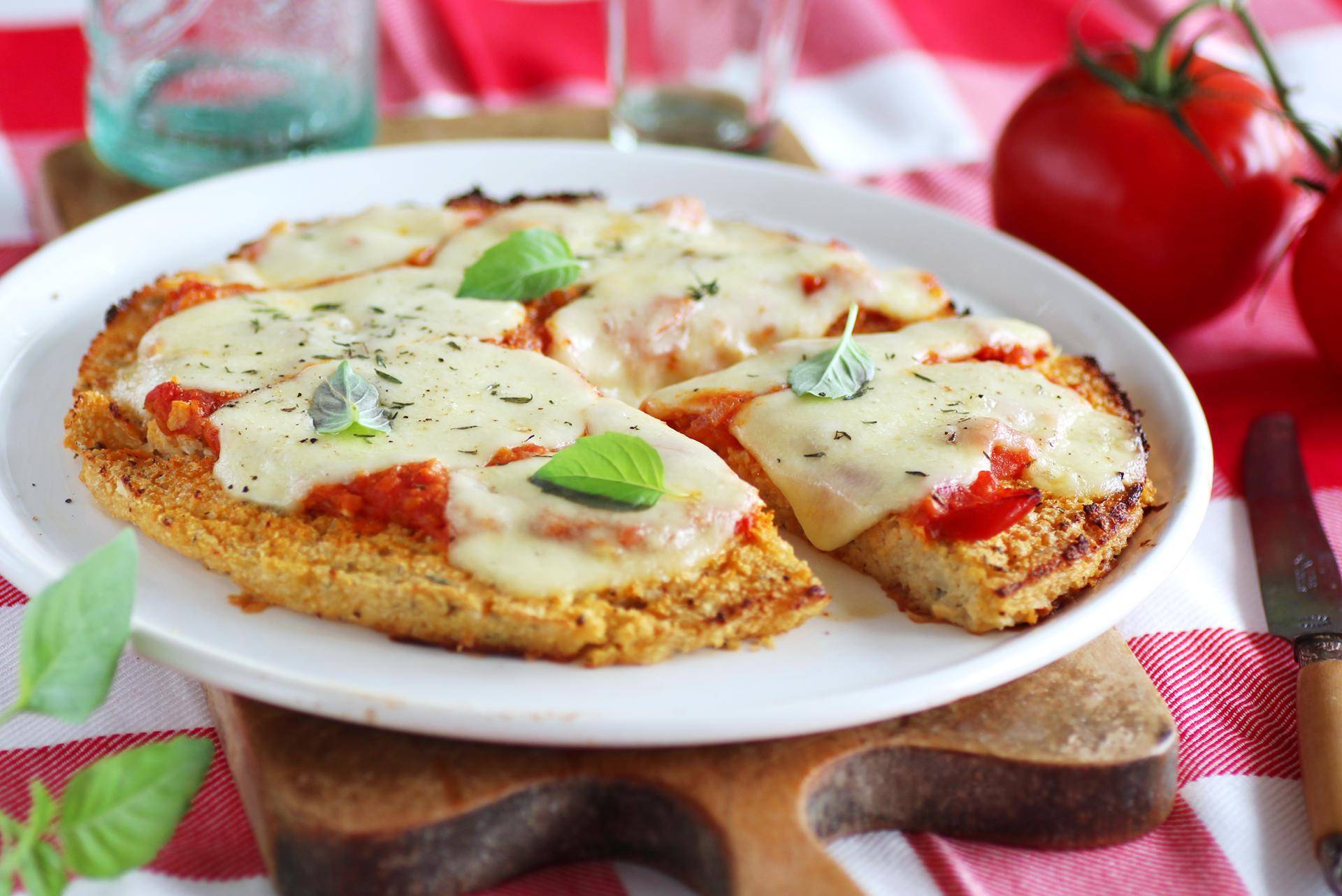 Pizza végétale sans gluten au chou-fleur - Recette Companion Connect | Moulinex